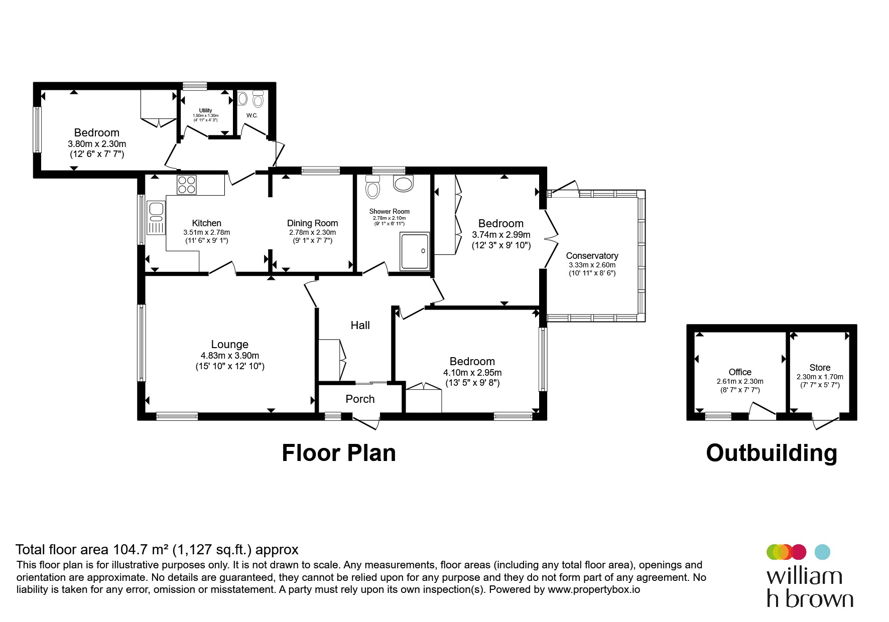 44, High Street, Grantham floorplan