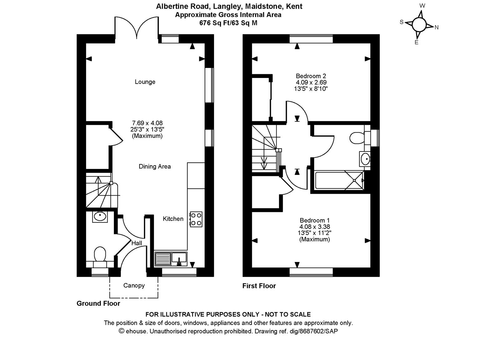7, Albertine Road, Maidstone floorplan