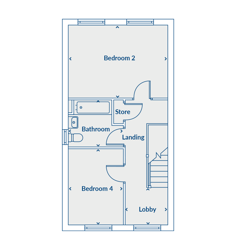 Plot 100, Hartford Street, Heaton, Newcastle Upon Tyne floorplan