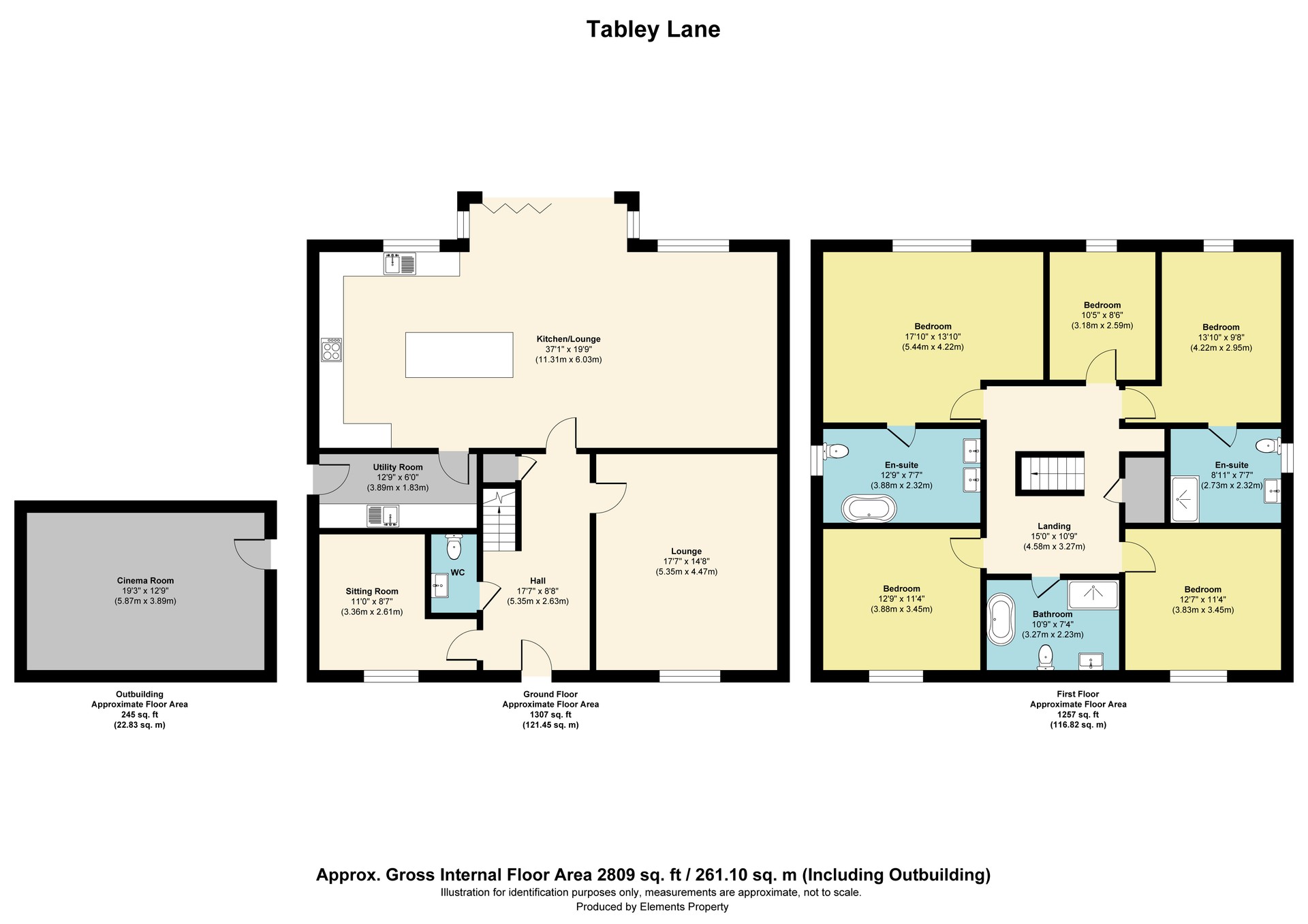 Turner House, Tabley Lane Higher Bartle, Preston floorplan