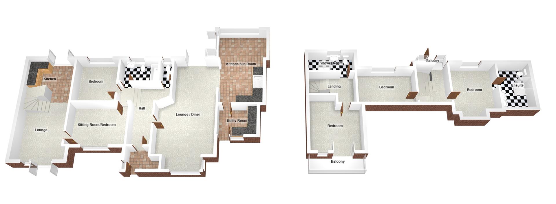7, Purbeck Terrace Road, Swanage floorplan