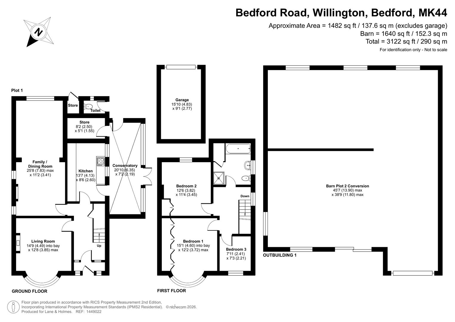 61, Bedford Road, Bedford floorplan