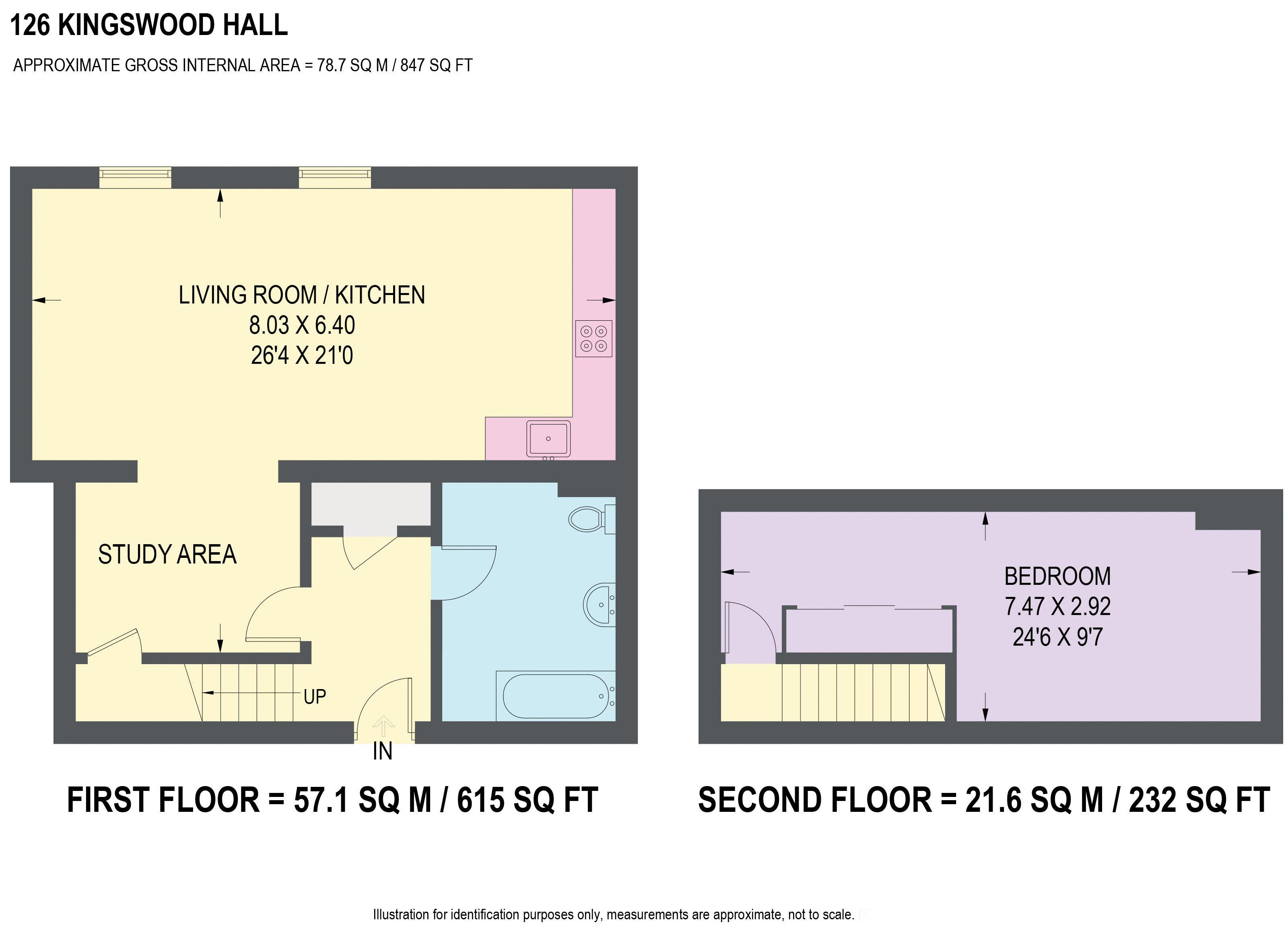 126 Kingswood Hall, Kingswood, Sheffield floorplan