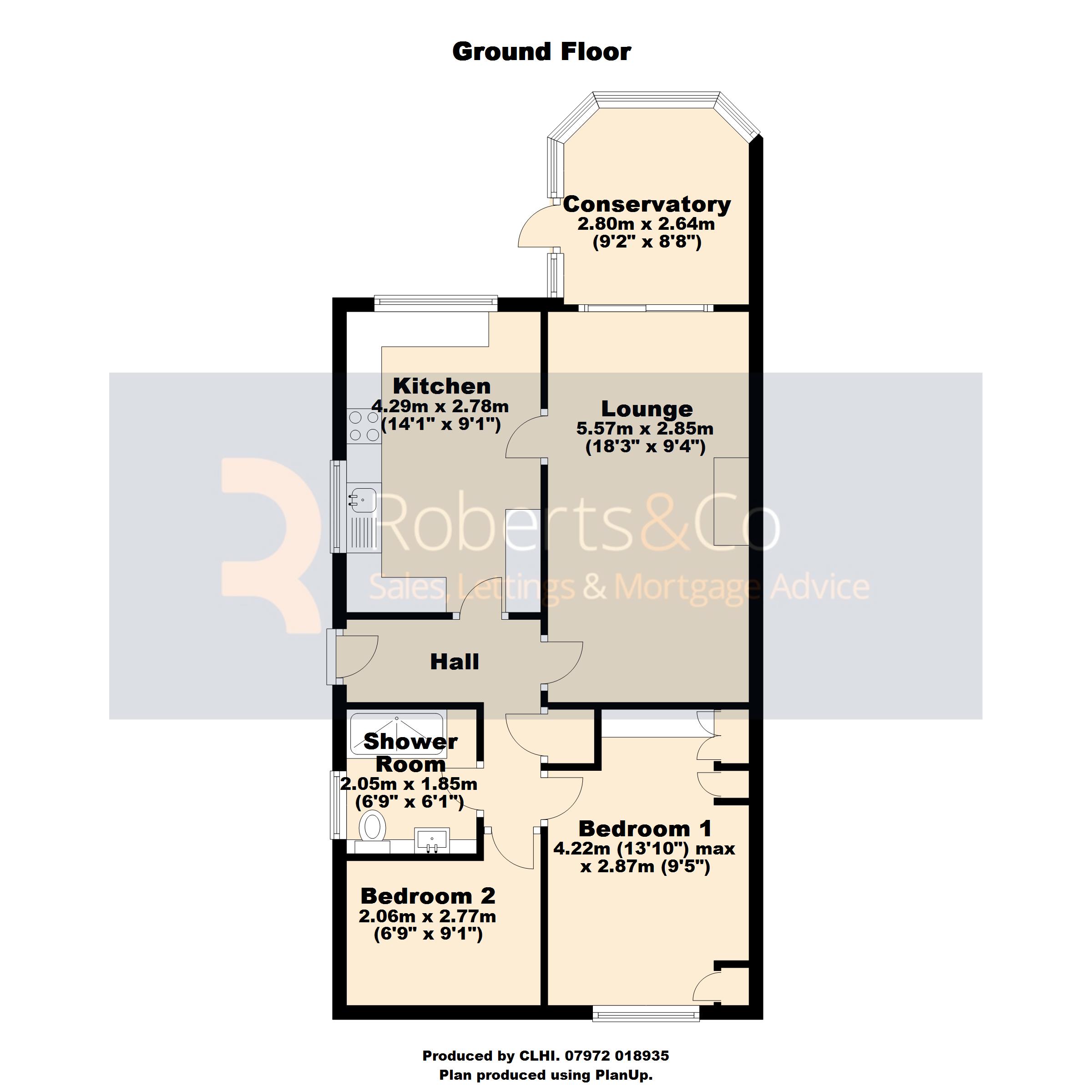 2 bed semidetached bungalow for sale in Edward Street, Bamber Bridge