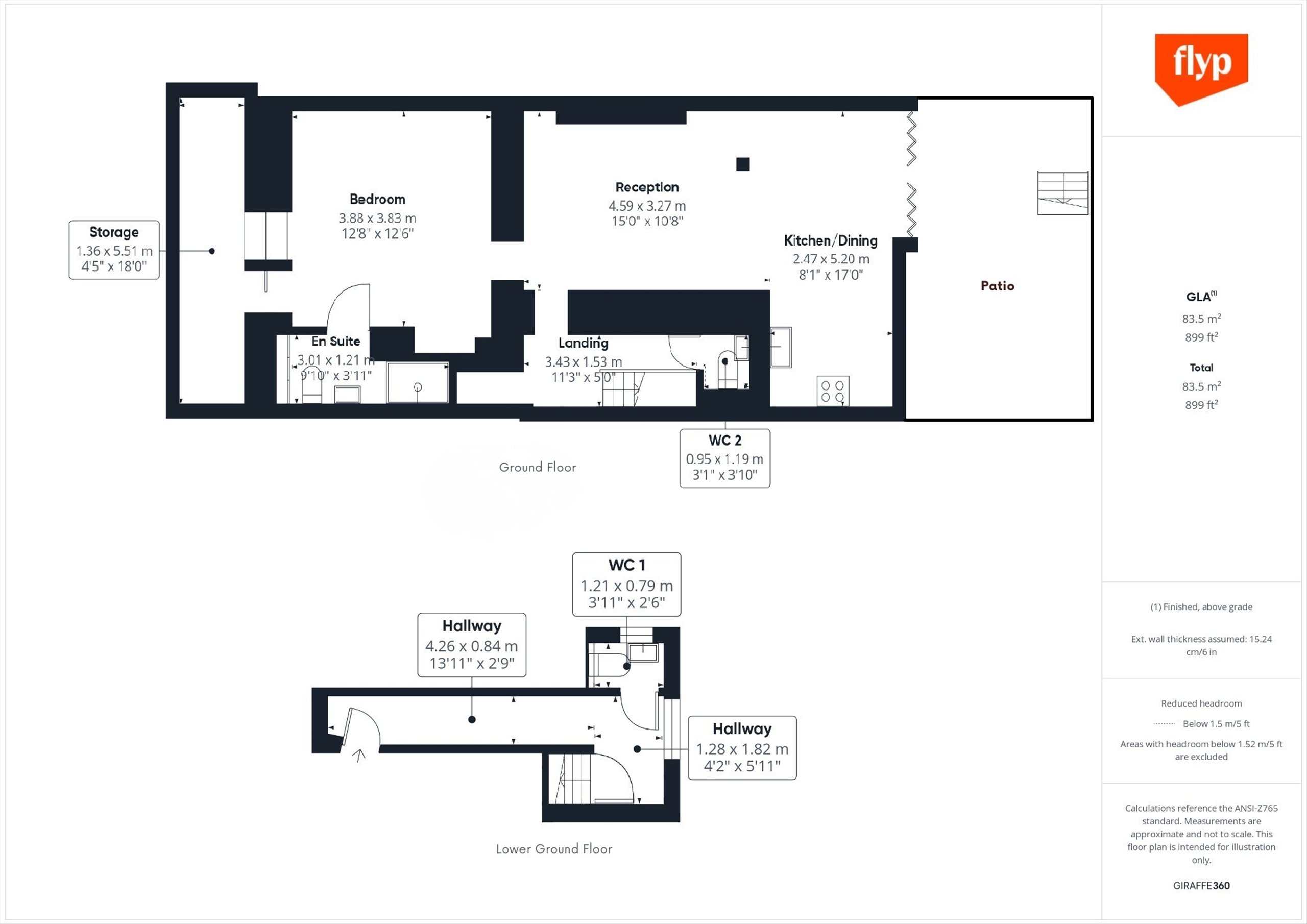Lower Ground Floor, 112, Ladbroke Grove, London floorplan
