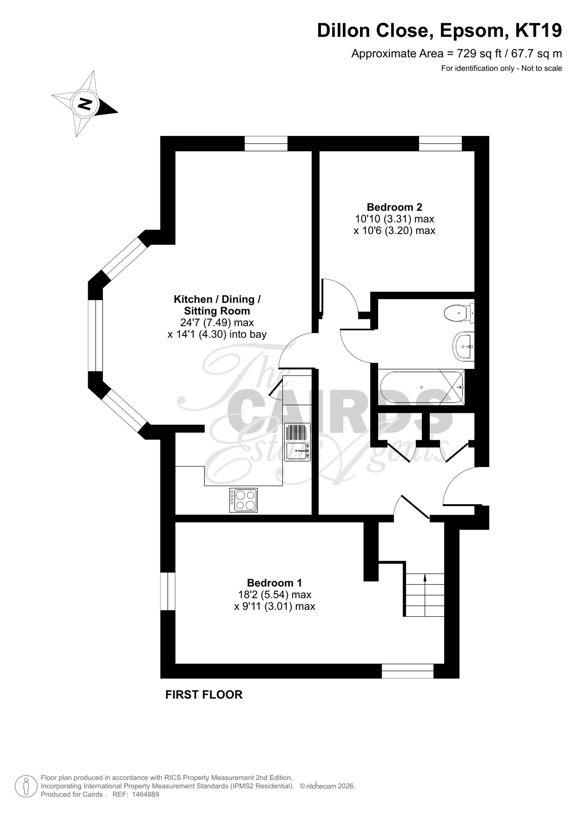 10 Drummond Court Dillon Close, Epsom floorplan