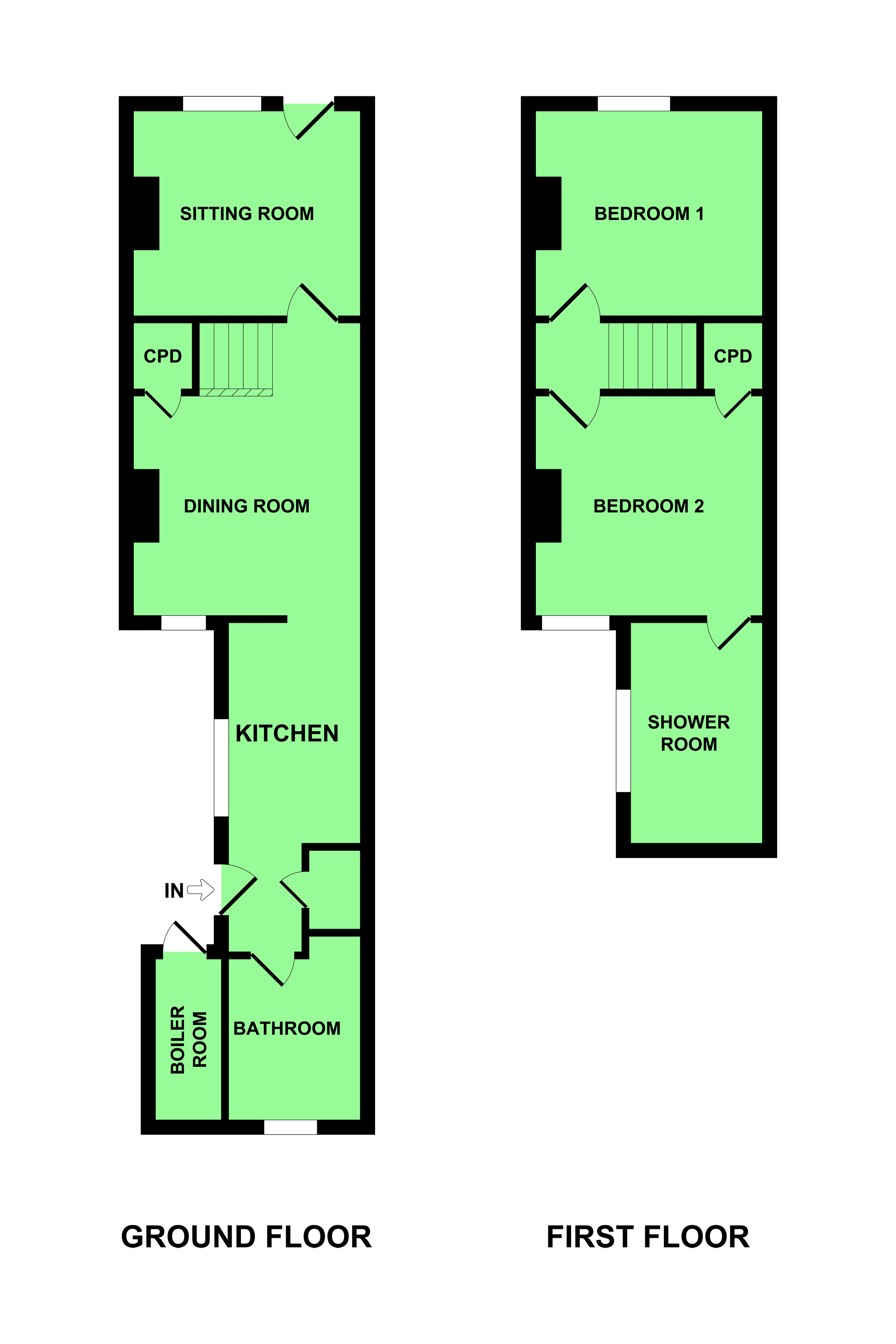 24, Black Street, Great Yarmouth floorplan