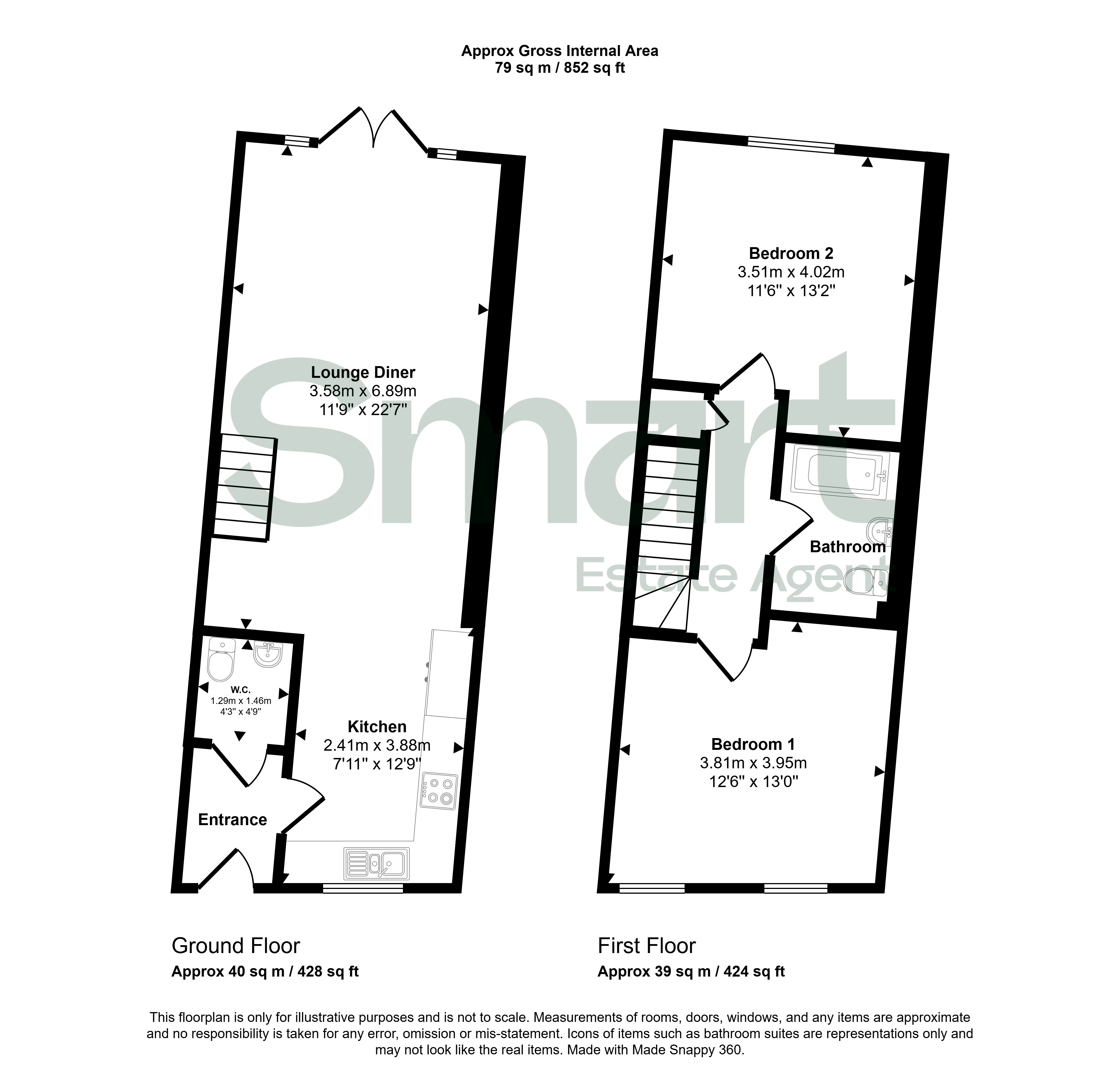 25, Wonford Street, Exeter floorplan