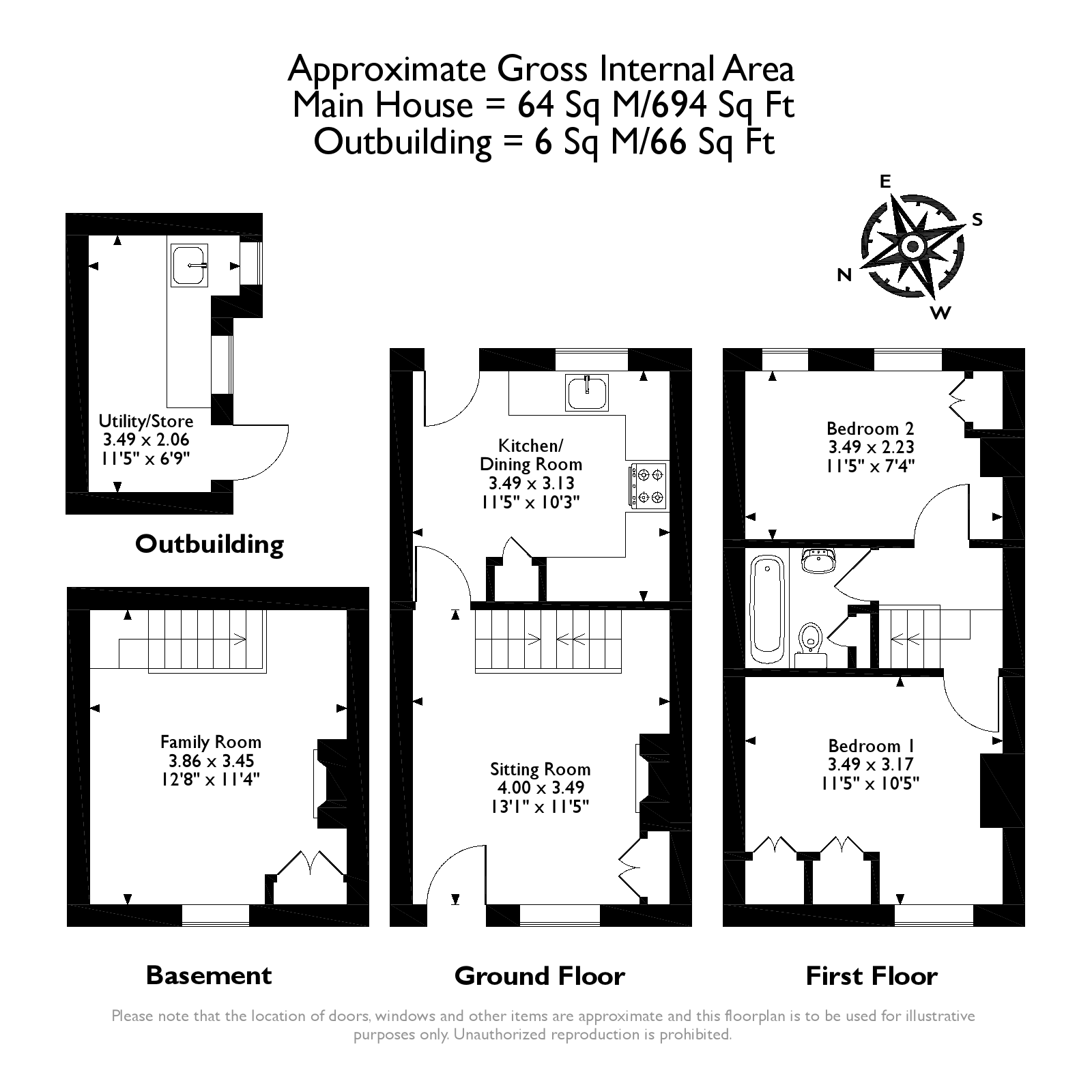 2 Bedrooms Semi-detached house for sale in Stoke Fields, Guildford GU1