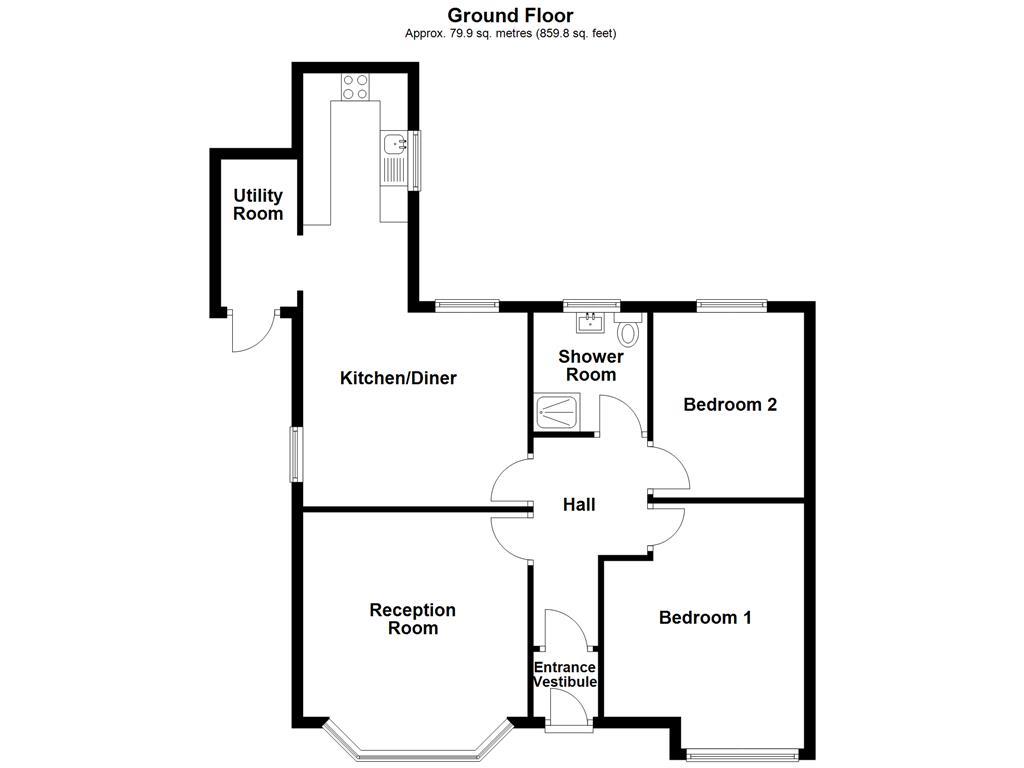 51, Claremont Road, Accrington floorplan