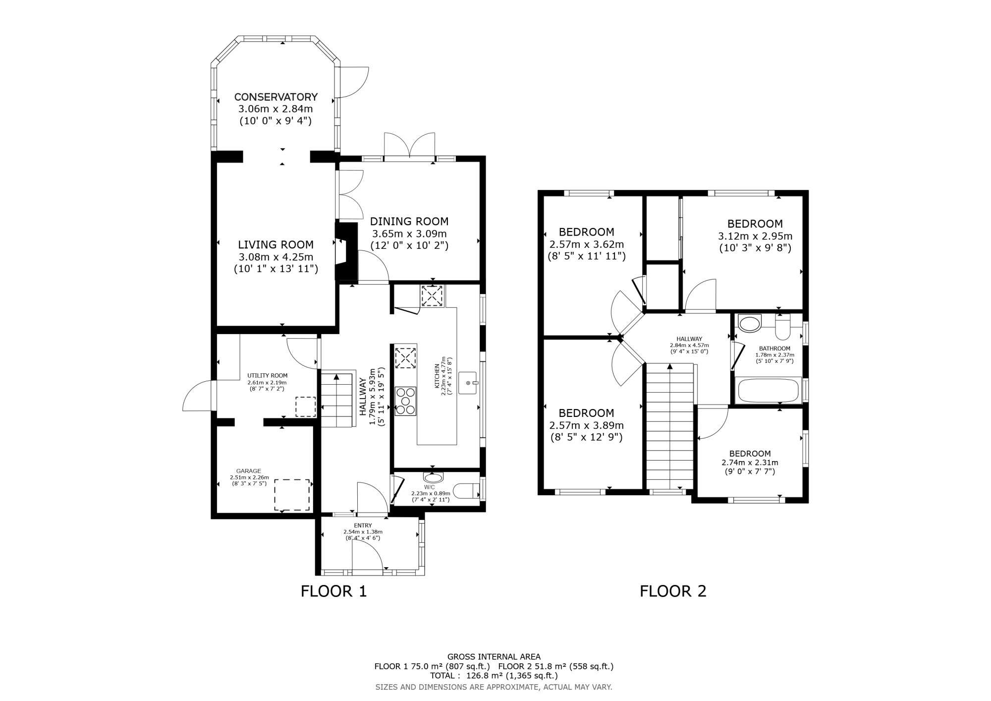 18, Haste Hill Close, Maidstone floorplan