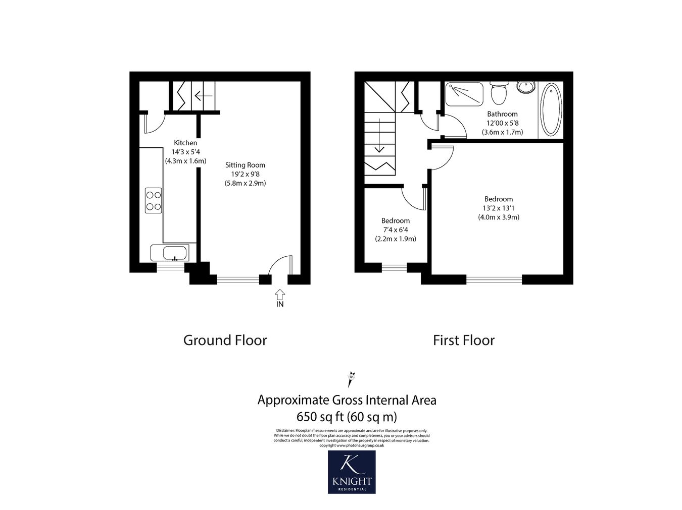 2 Tollgate Court, London Road, Colchester floorplan