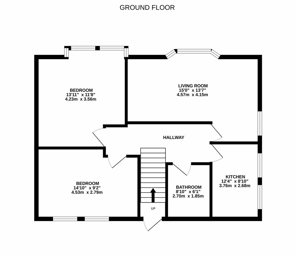 Flat B, 315, Old London Road, Hastings floorplan