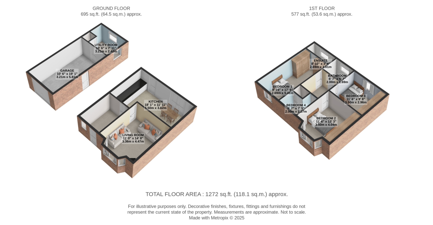 69, Deneside, Ossett floorplan