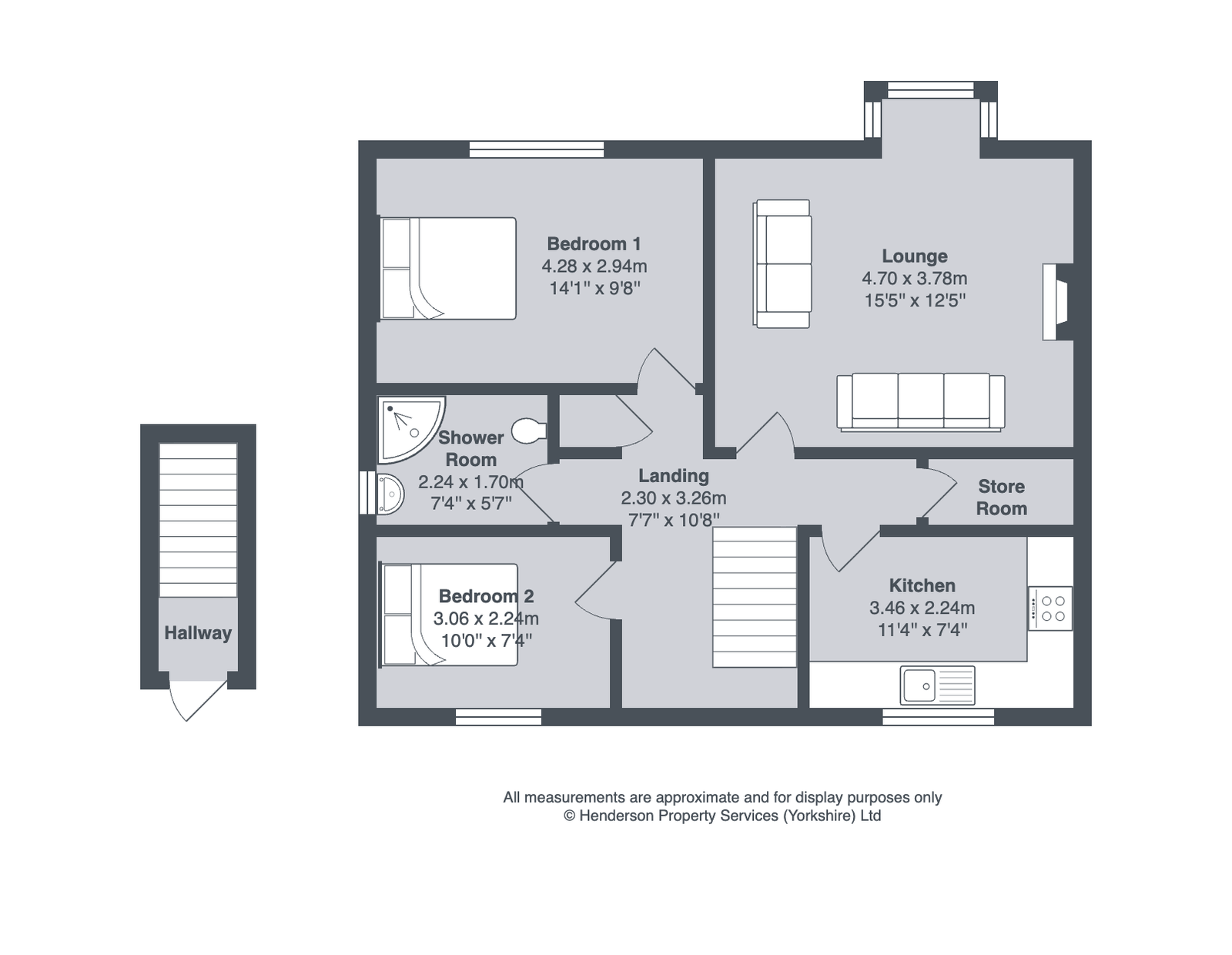 38, Runswick Avenue, Whitby floorplan
