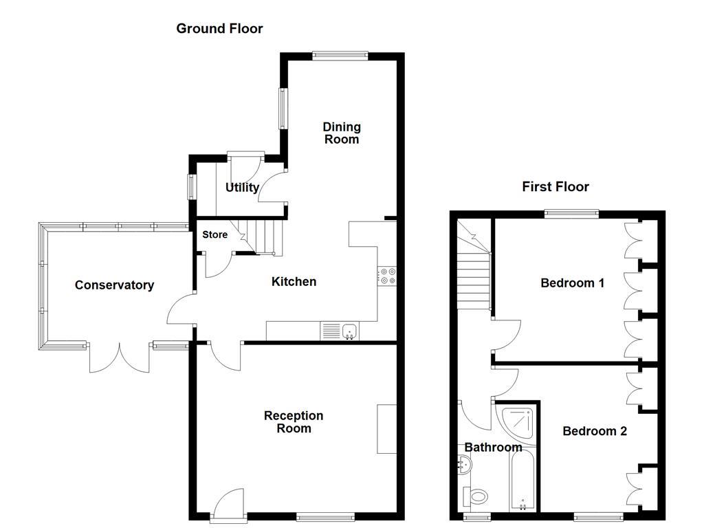 16 Healey Dell Cottages, Healey Dell, Rochdale floorplan