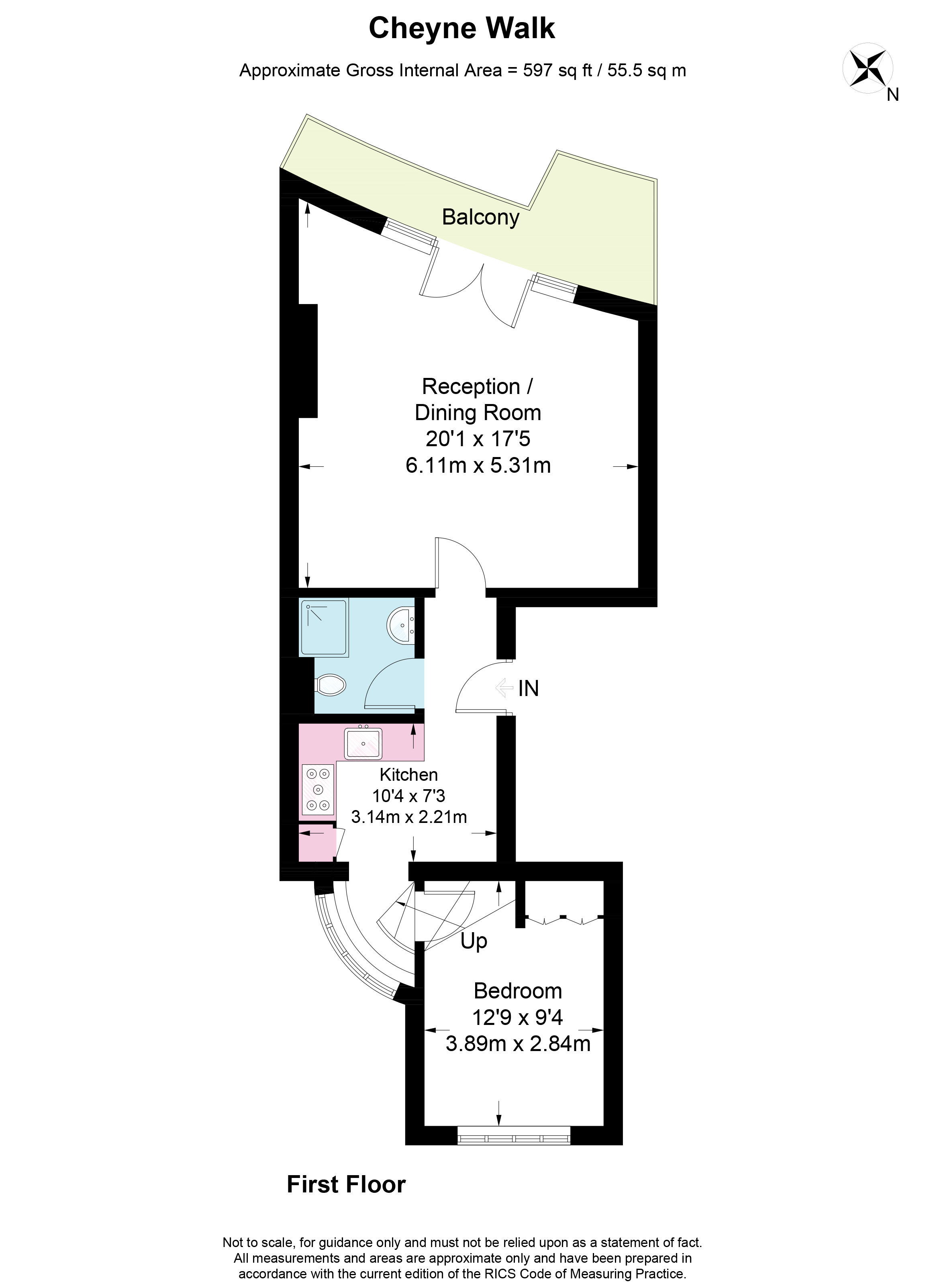 1 Bedrooms Flat to rent in Cheyne Walk, Chelsea, London SW3