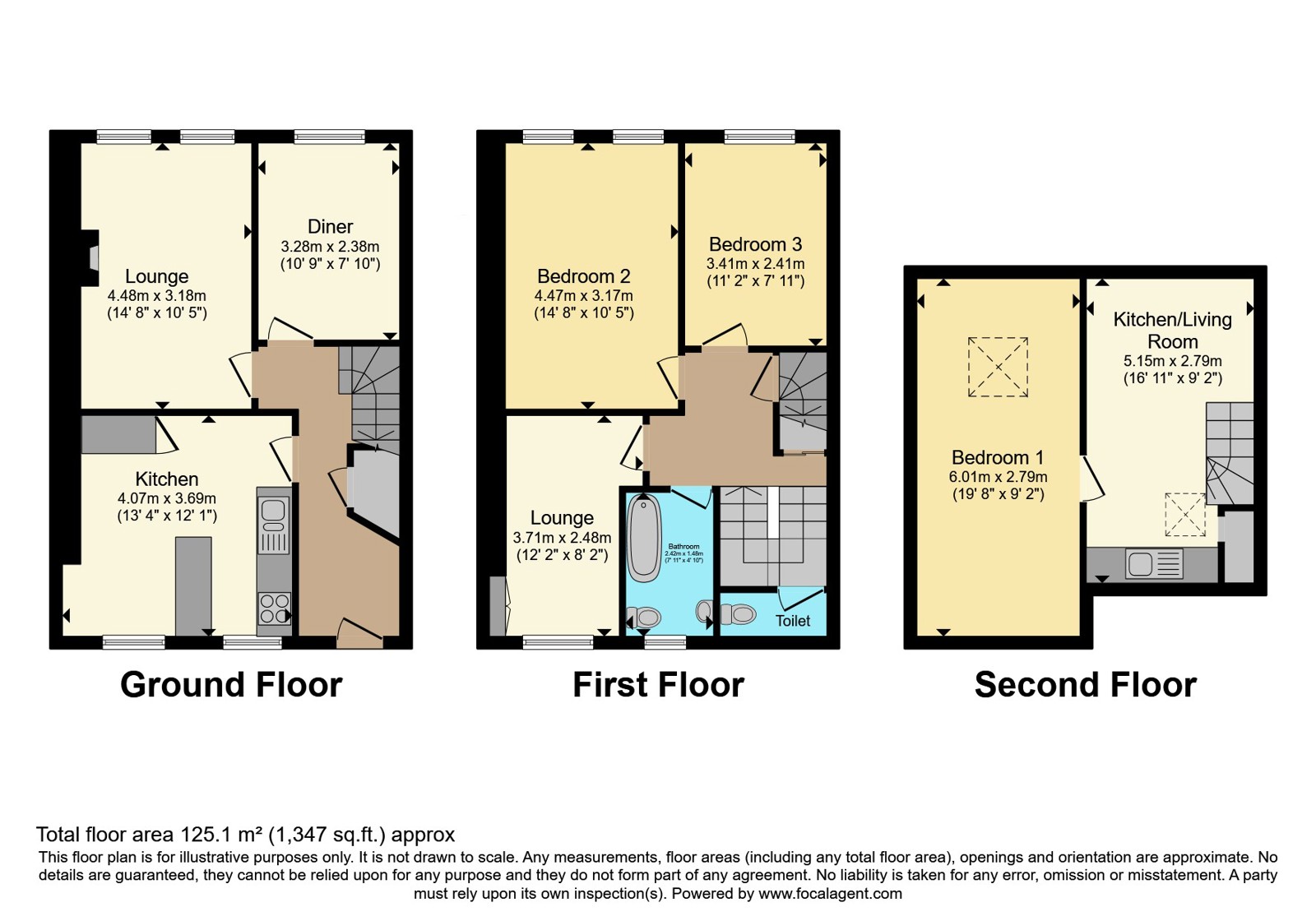 5A,, Coburg Place, Devon floorplan