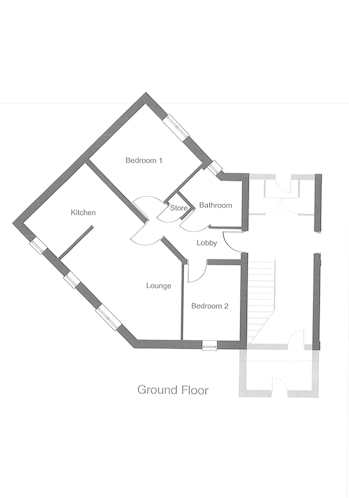 Flat 5, 122, Moss Lane, Cheshire floorplan