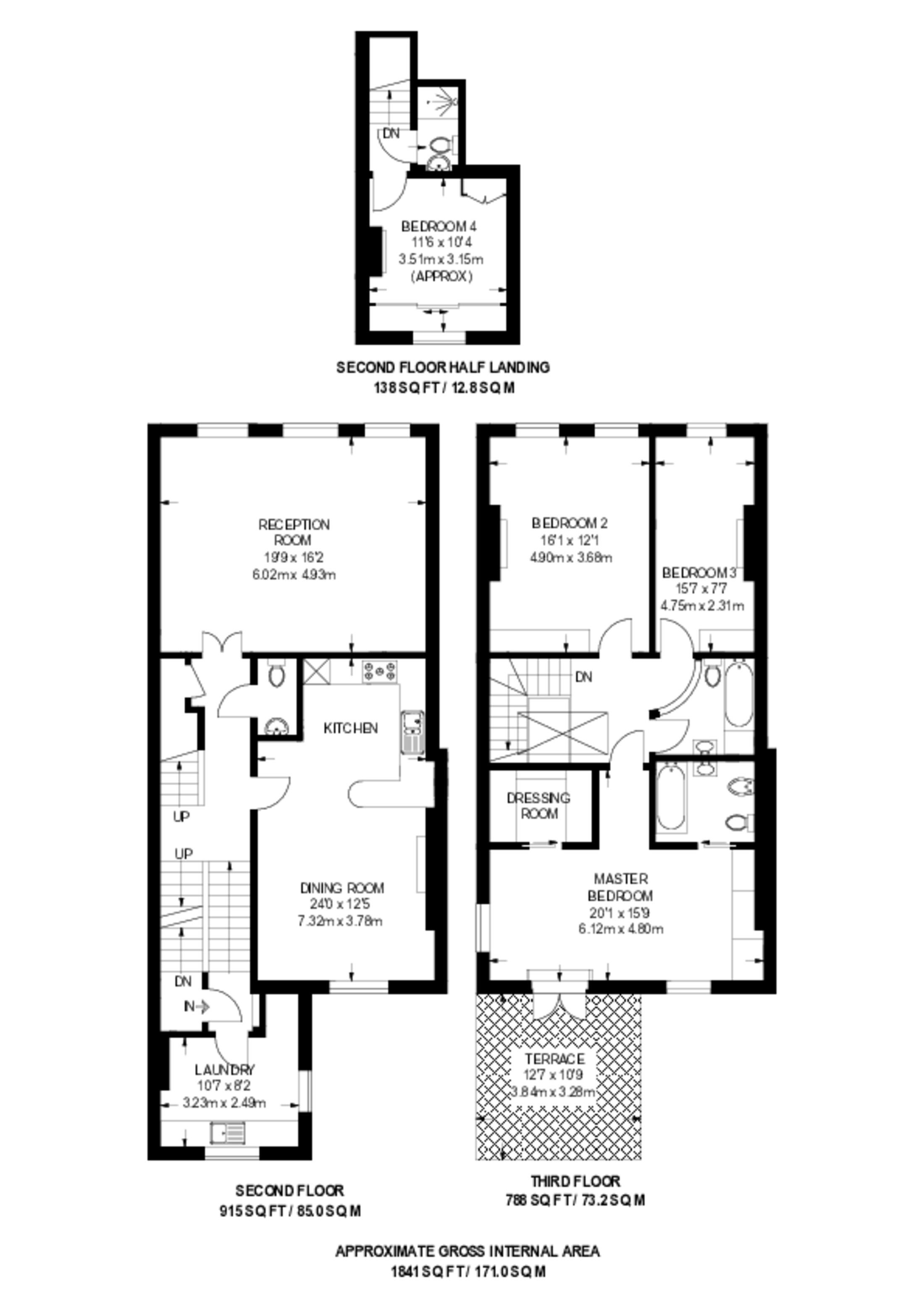 Nevern Square, Kensington floorplan