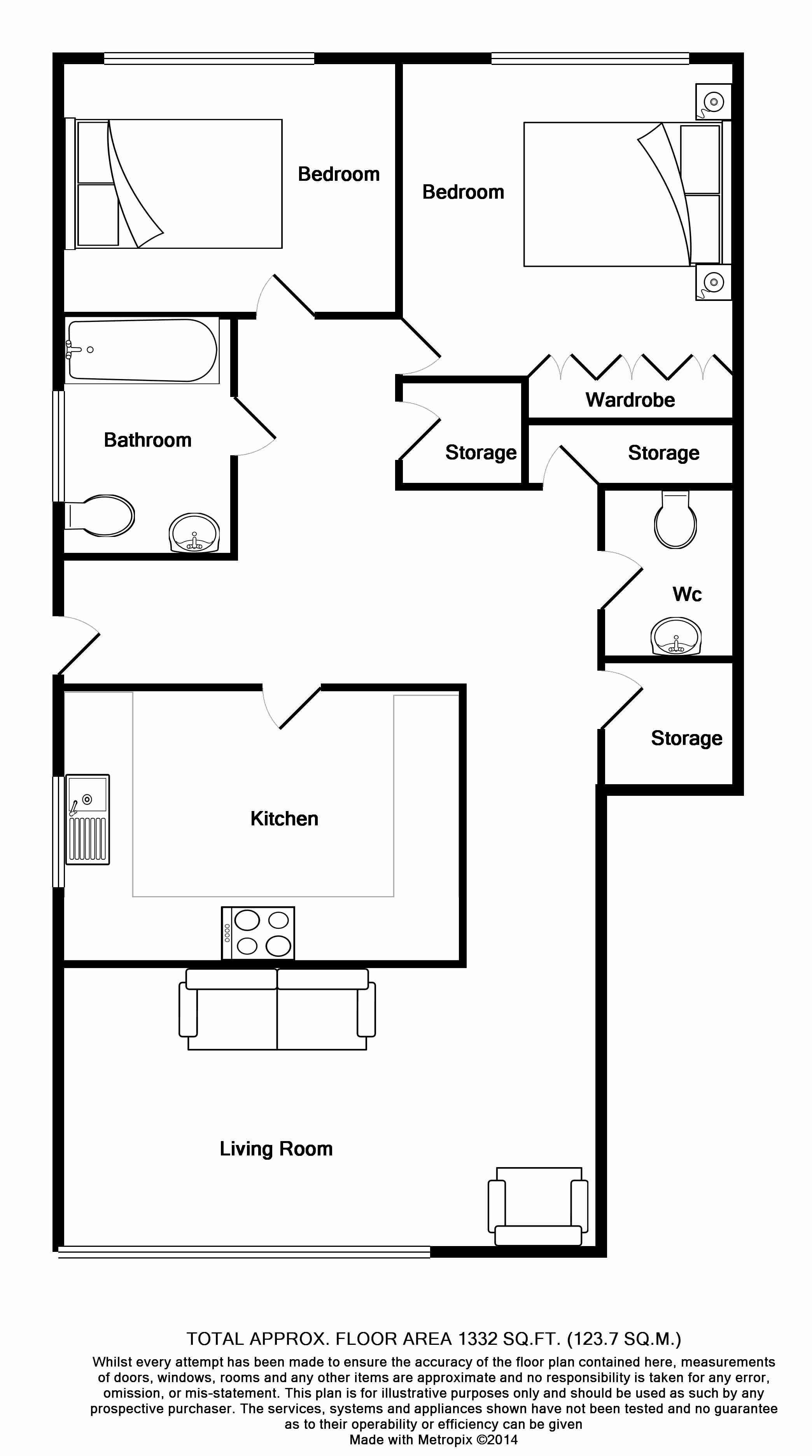 2 Bedrooms Flat to rent in Stamford Court, Pinner, Middlesex HA5