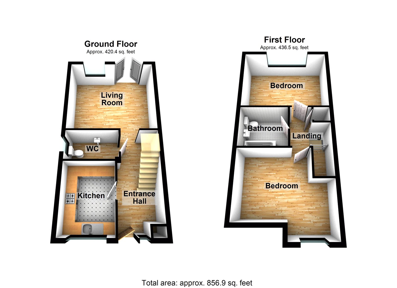 1A,, Hartnup Street, Kent floorplan