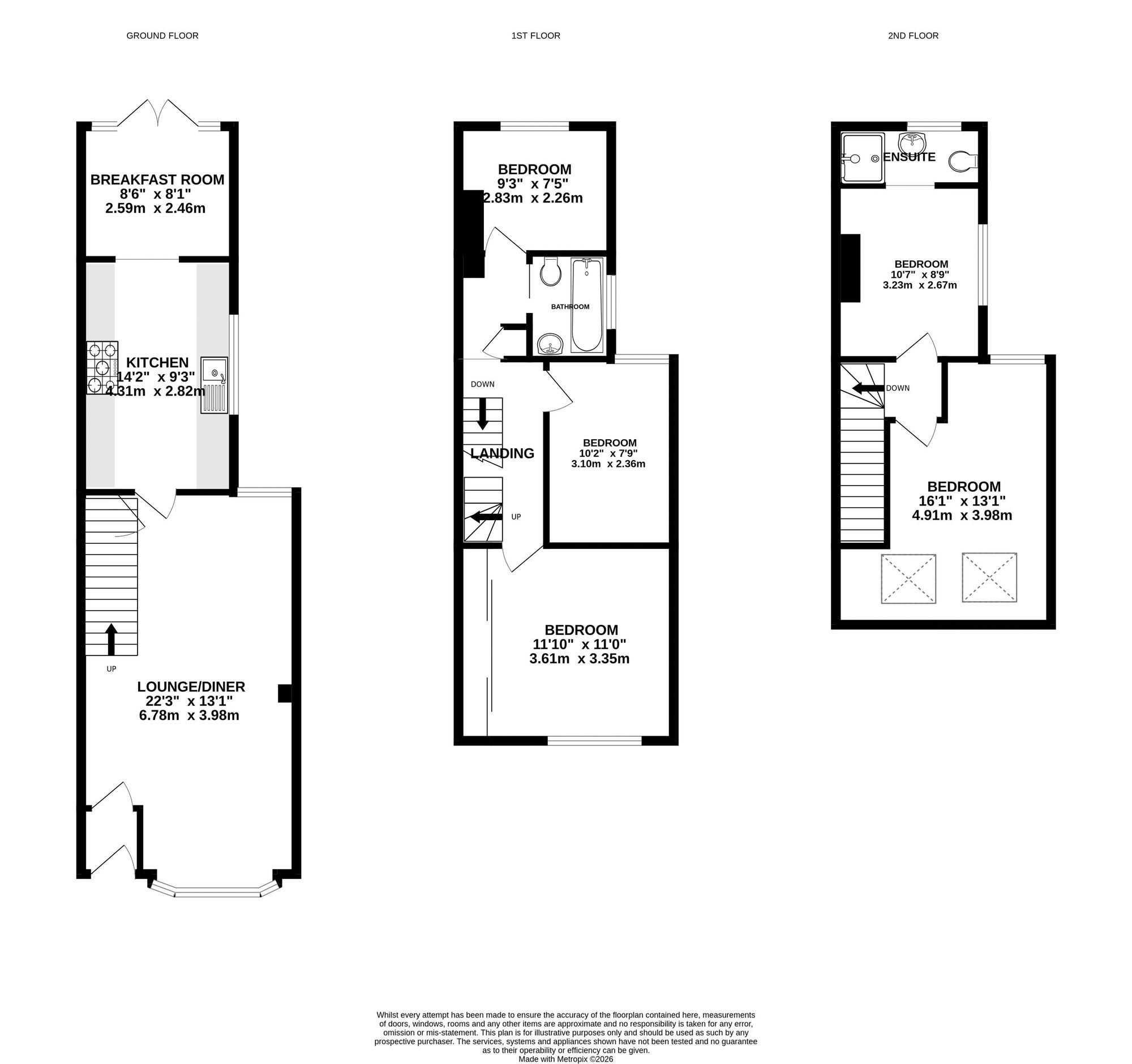 71 Hollam Road, Southsea floorplan