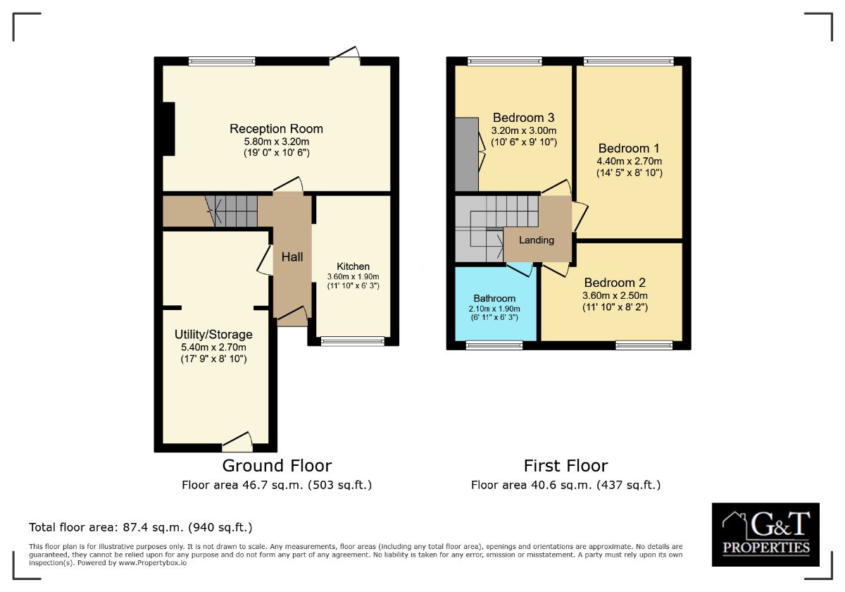 91 Grosvenor Way, Brierley Hill floorplan