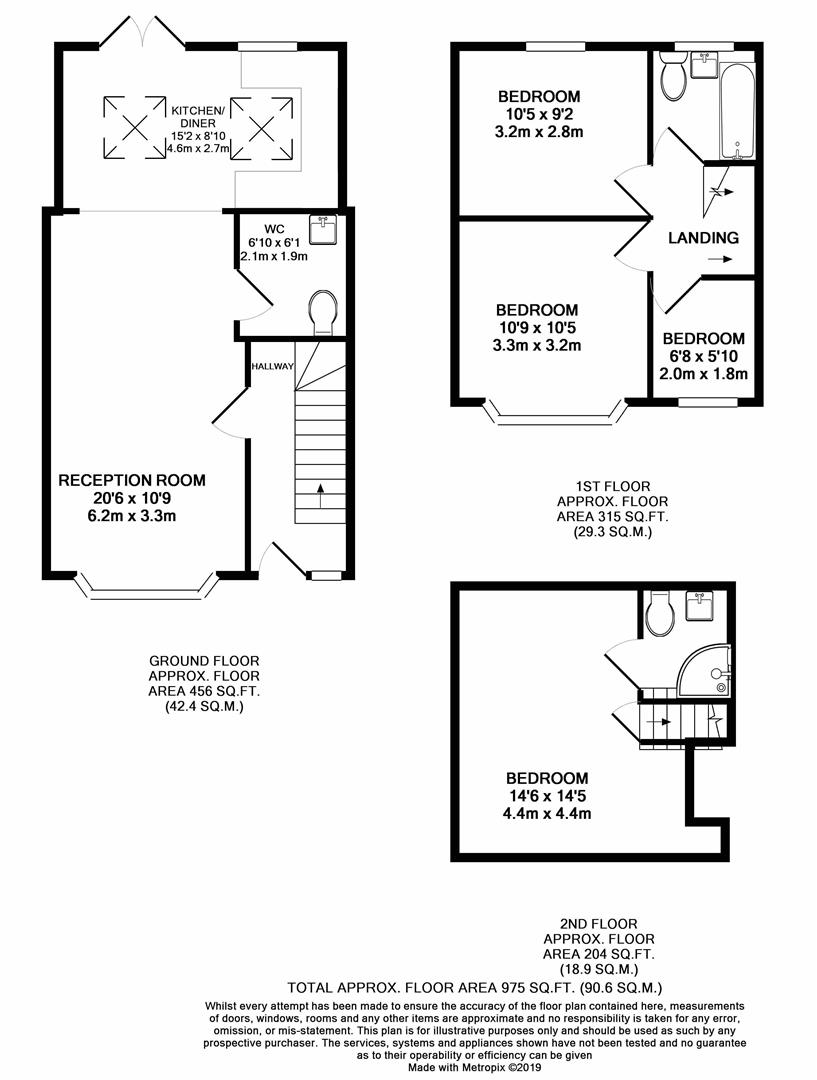 4 Bedrooms Terraced house for sale in Buckhurst Avenue, Carshalton SM5