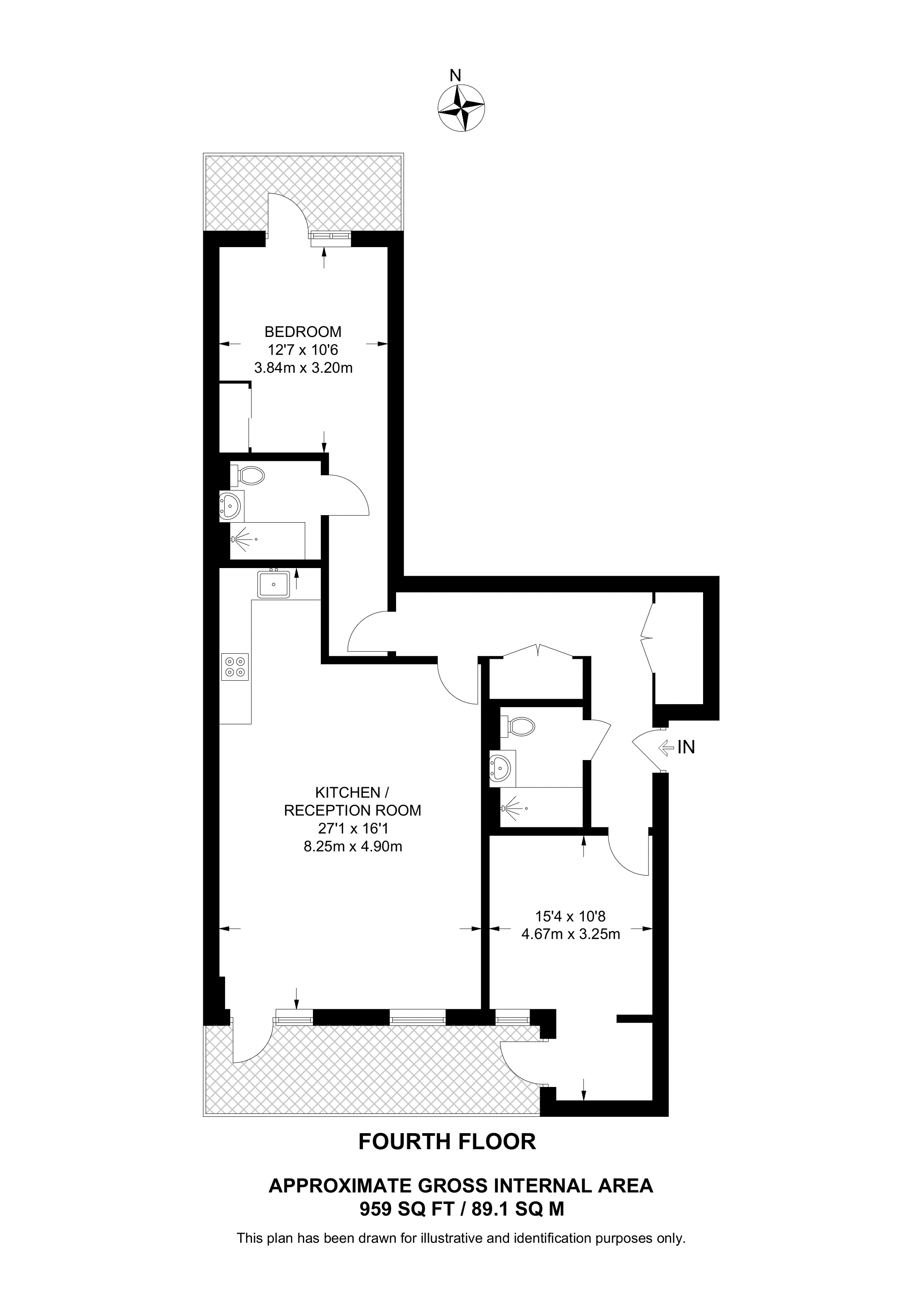 Glenbrook Apartments, Hammersmith floorplan