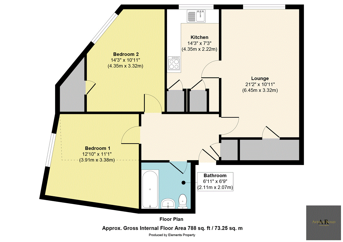 13 Polton Street, Bonnyrigg floorplan