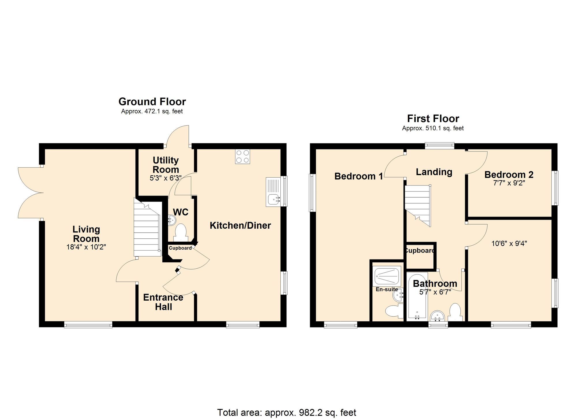 64 Hambledon Mill Park, Accrington floorplan