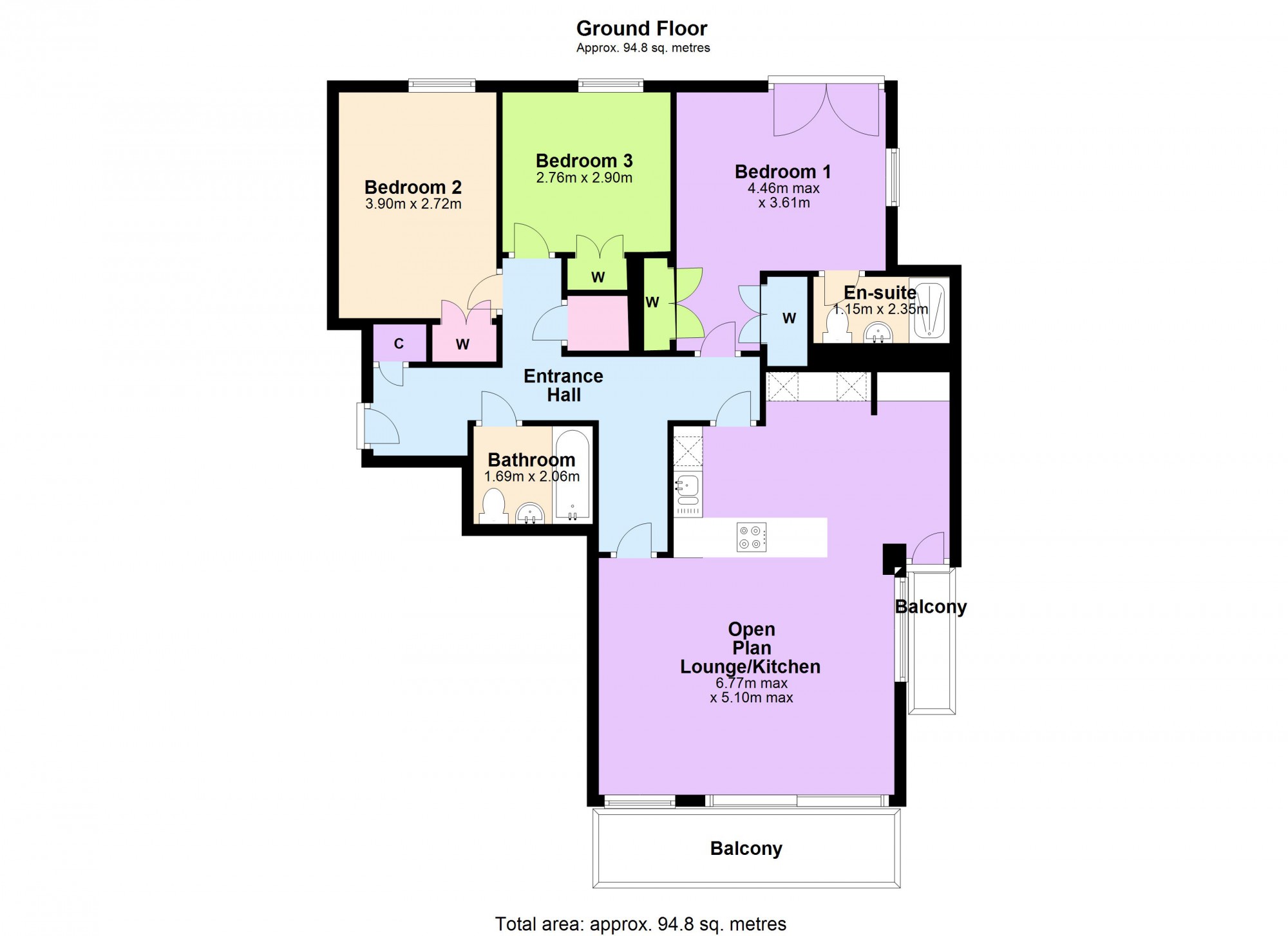 3 Bedrooms Flat to rent in 1 East Pilton Farm Crescent, Edinburgh EH5