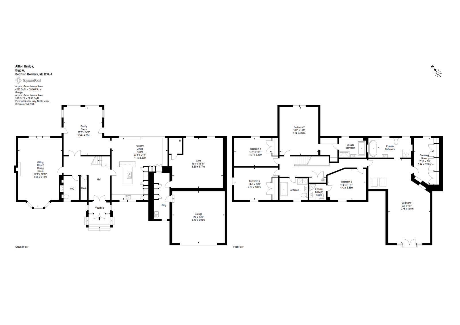 Alfton Bridge, Biggar floorplan