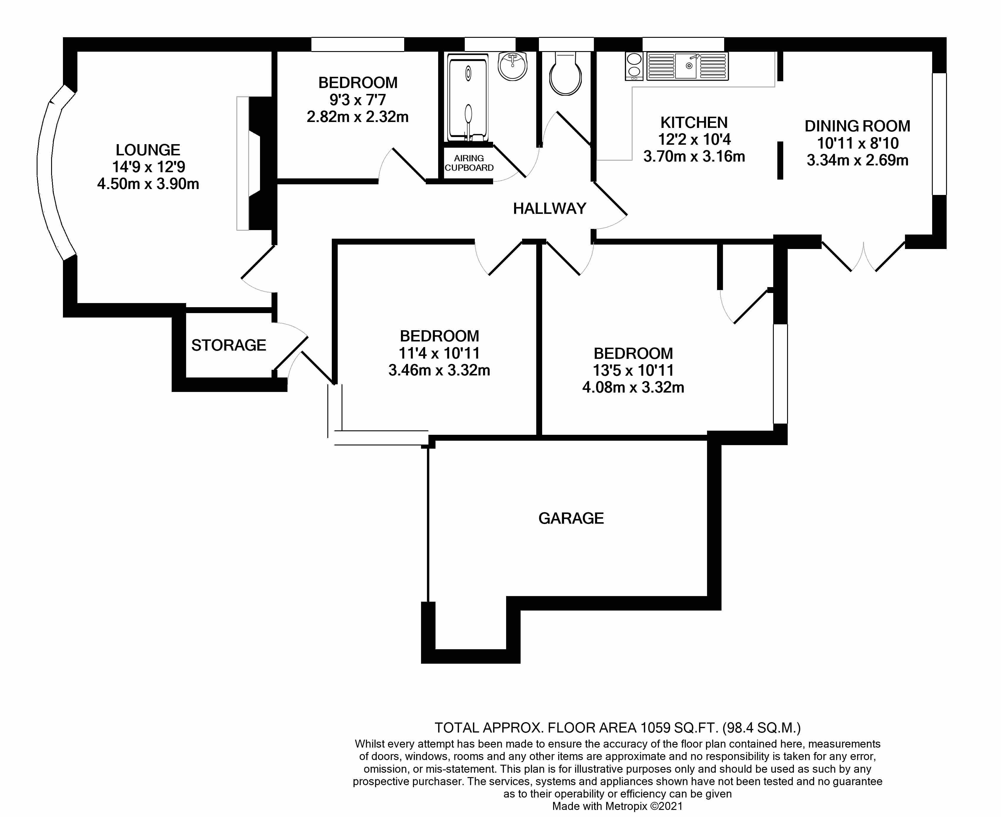 Church Road, Byfleet, Surrey KT14, 3 bedroom detached bungalow for sale