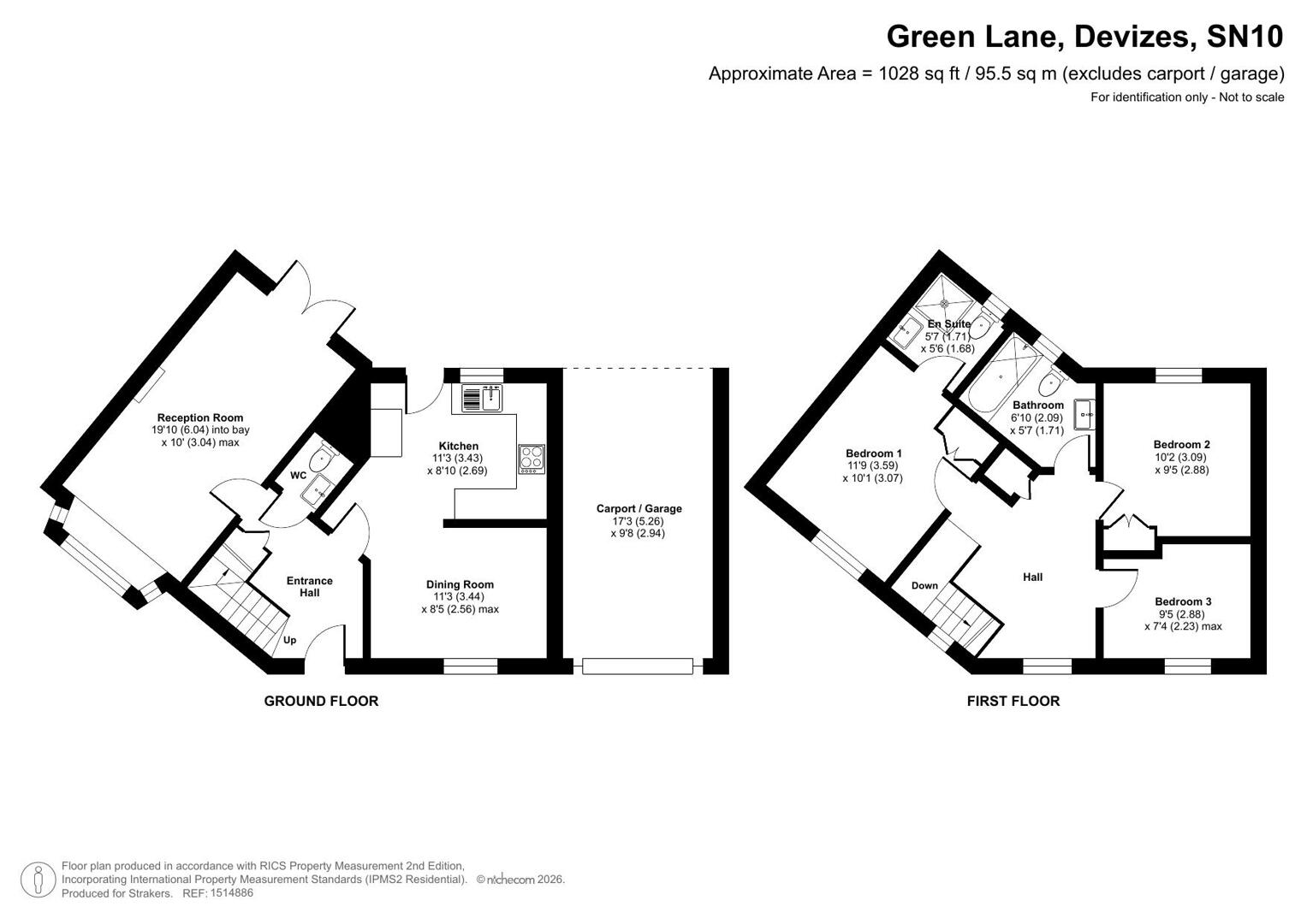 44, Green Lane, Devizes floorplan