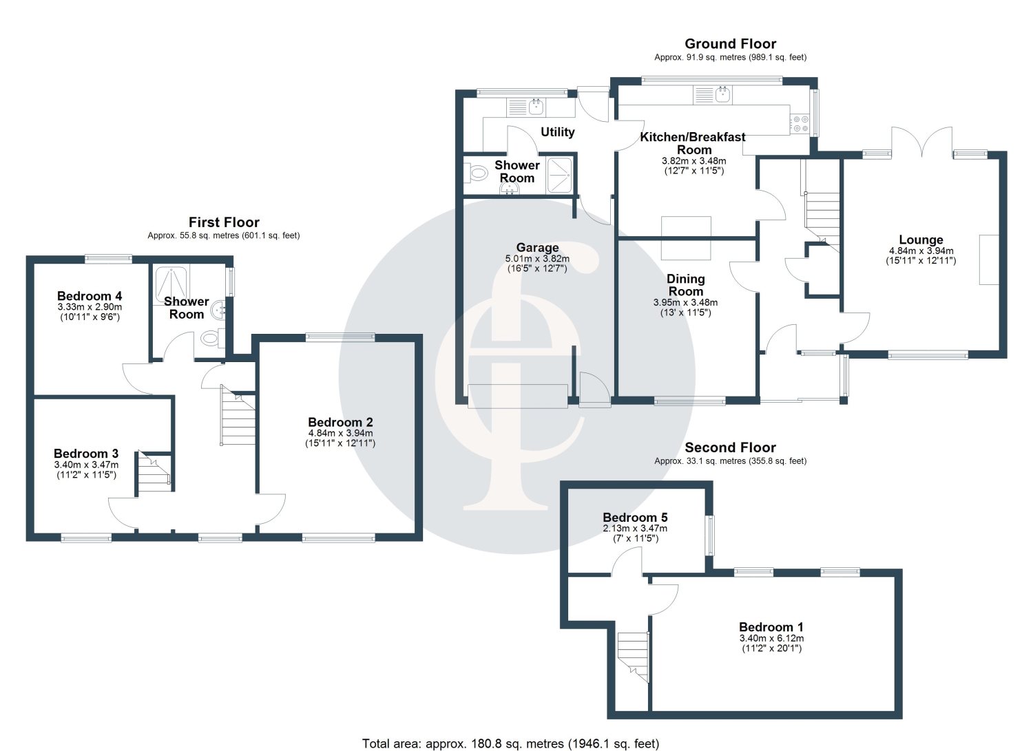 1, Bridgetown Road, Stratford-upon-Avon floorplan