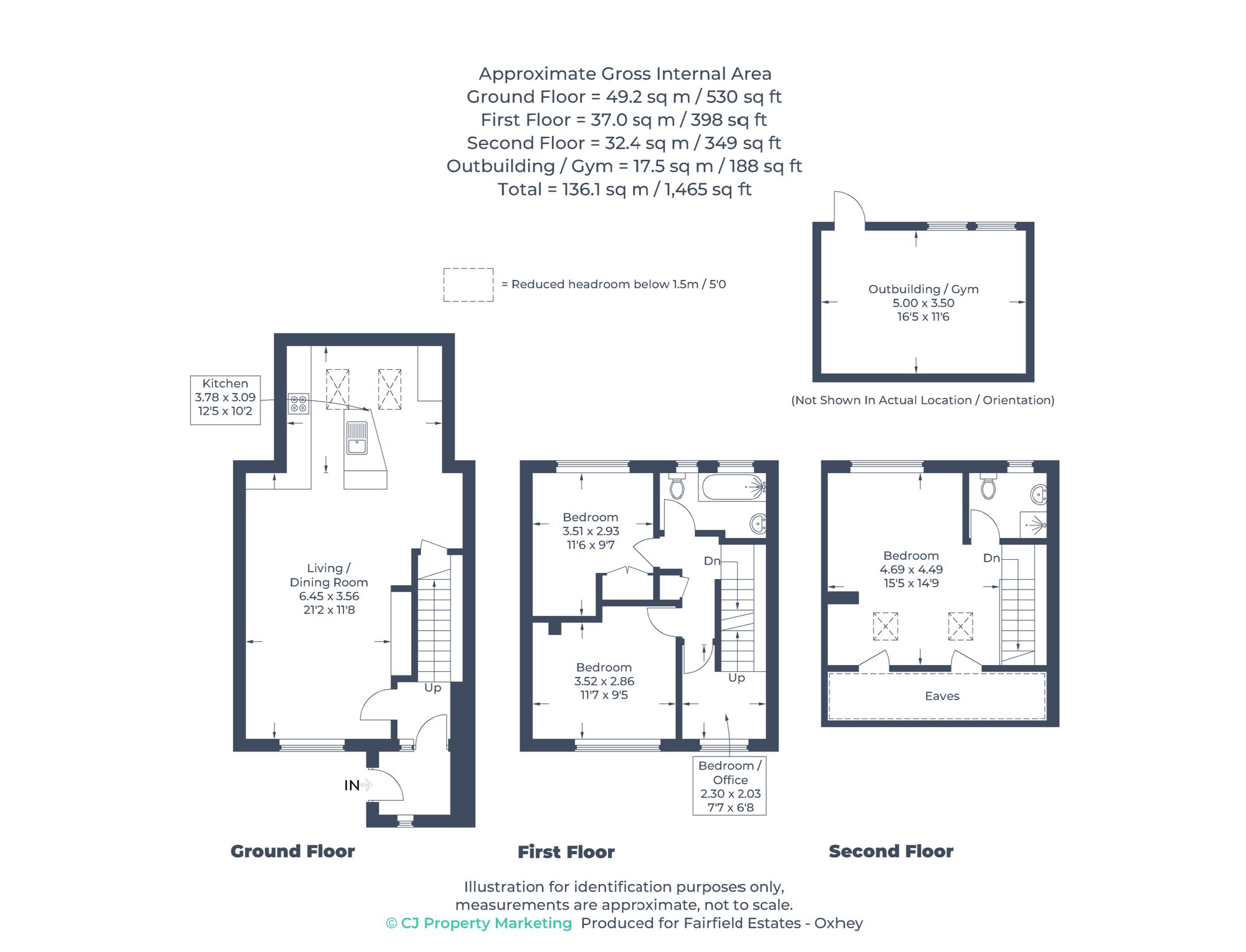 8 Hindhead Green, Watford floorplan