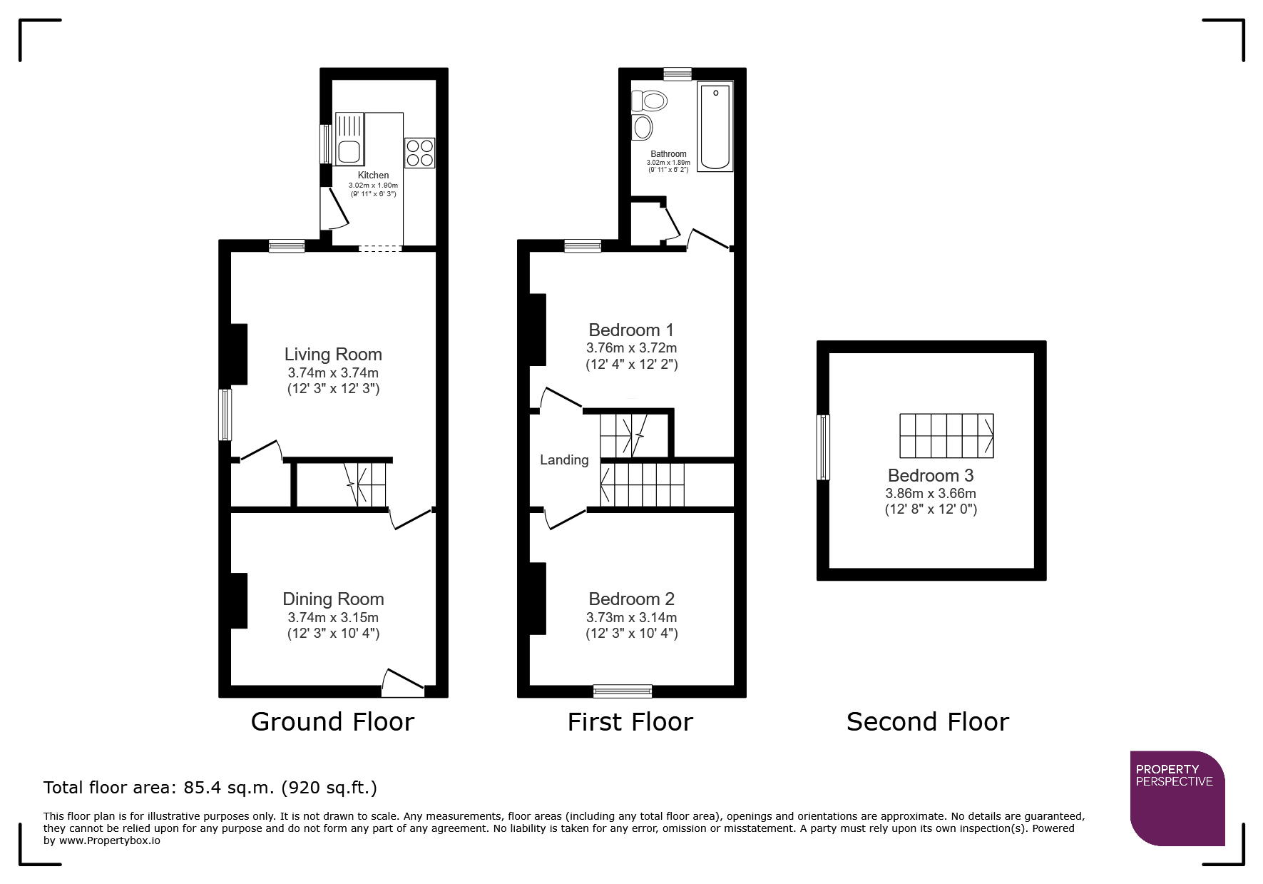 1, Oak Tree Road, Sutton-In-Ashfield floorplan