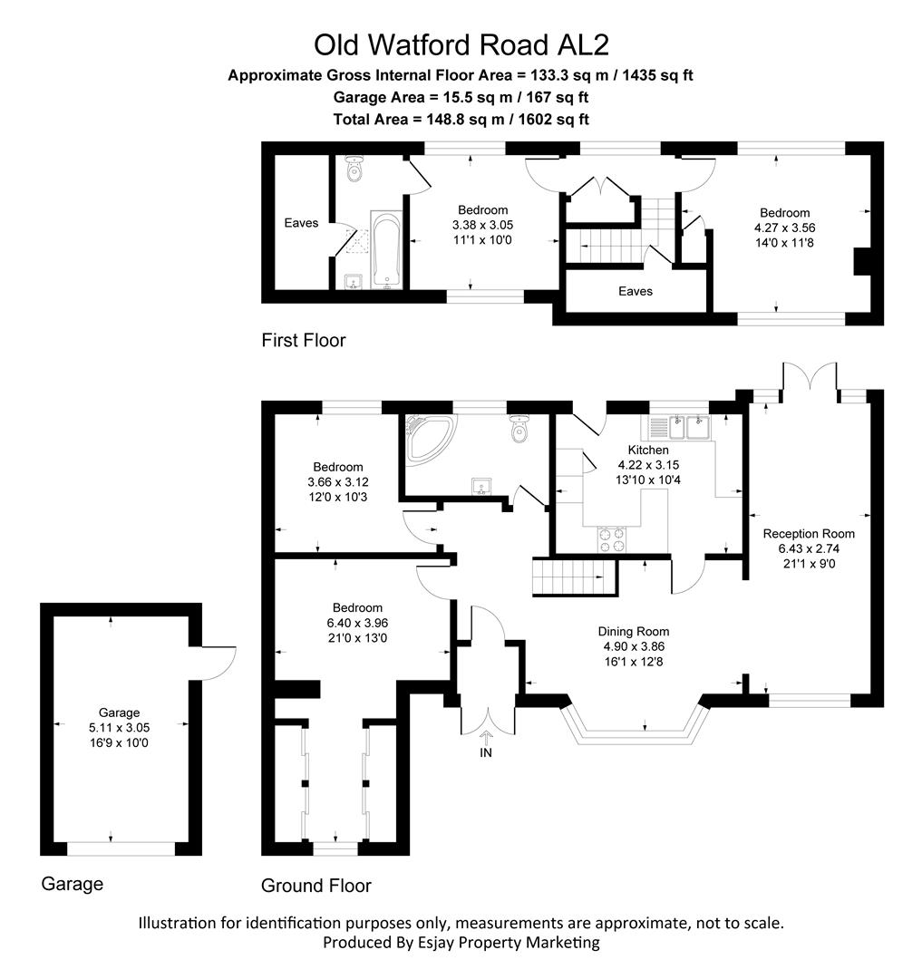 109, Old Watford Road, St. Albans floorplan