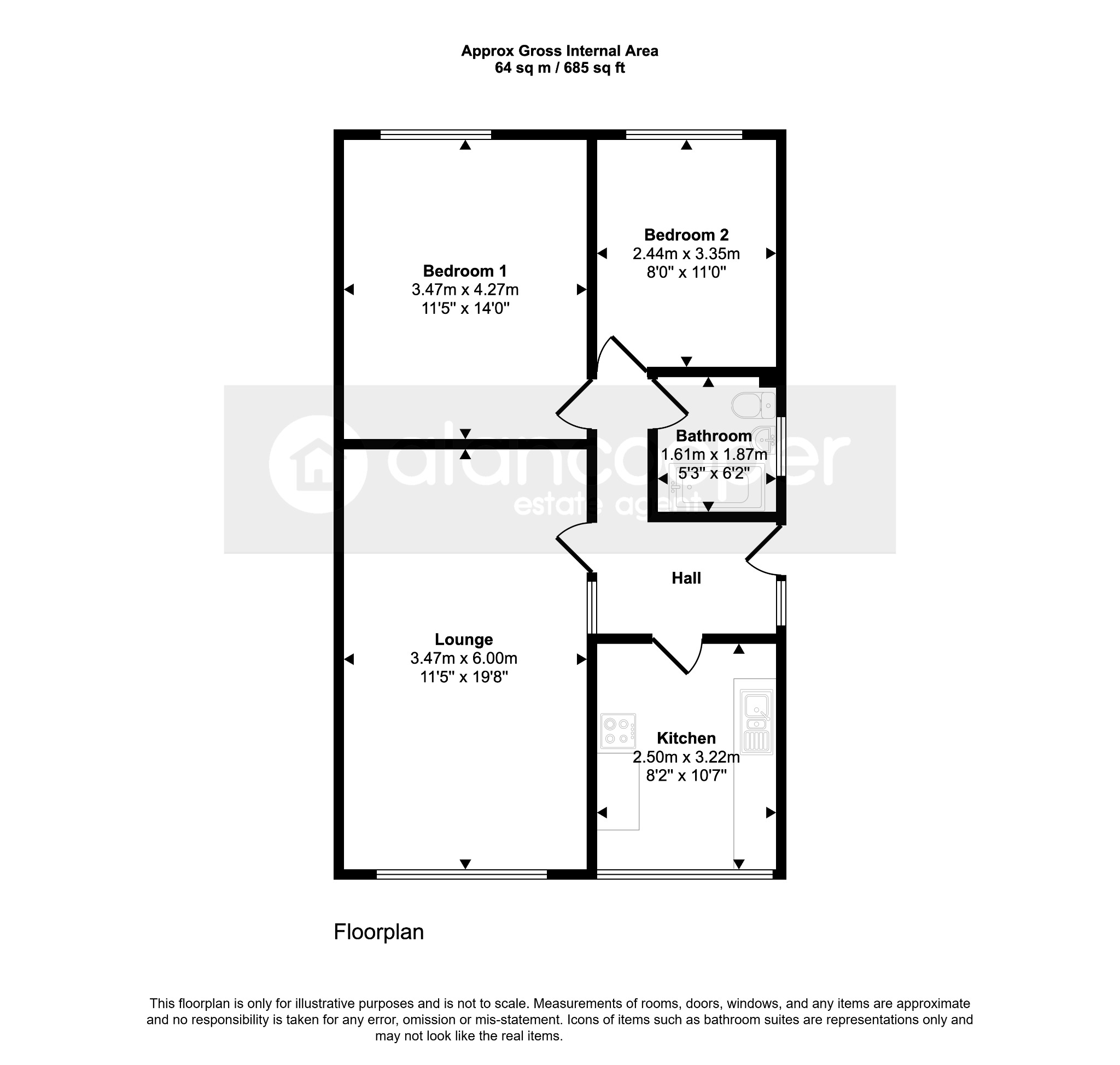 23, Norfolk Crescent, Warwickshire floorplan