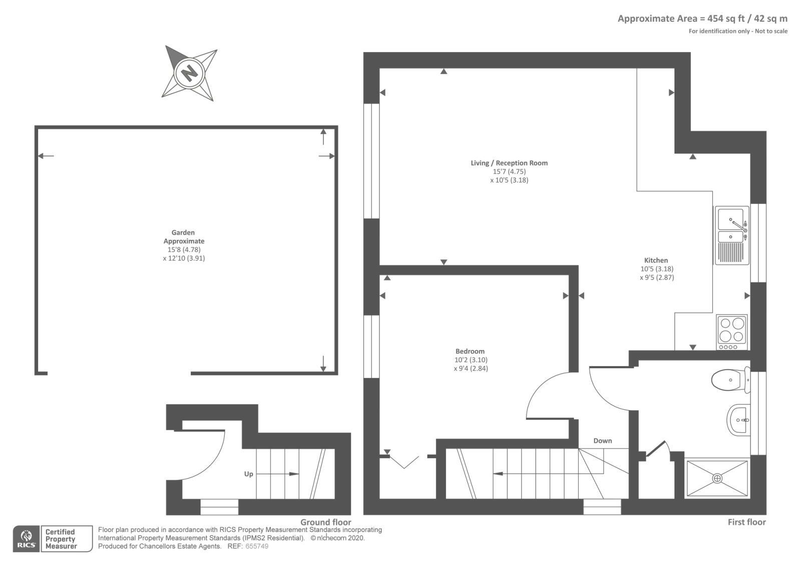 1a, Longmead, Abingdon floorplan