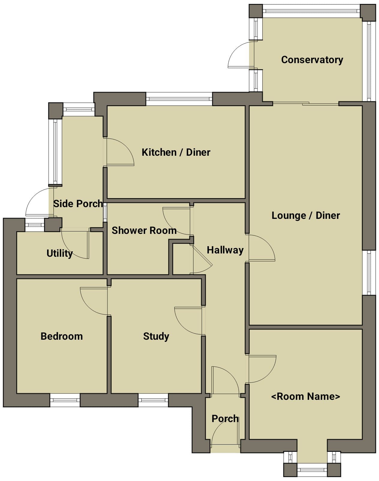 15, Kingsmere Close, Haverfordwest floorplan