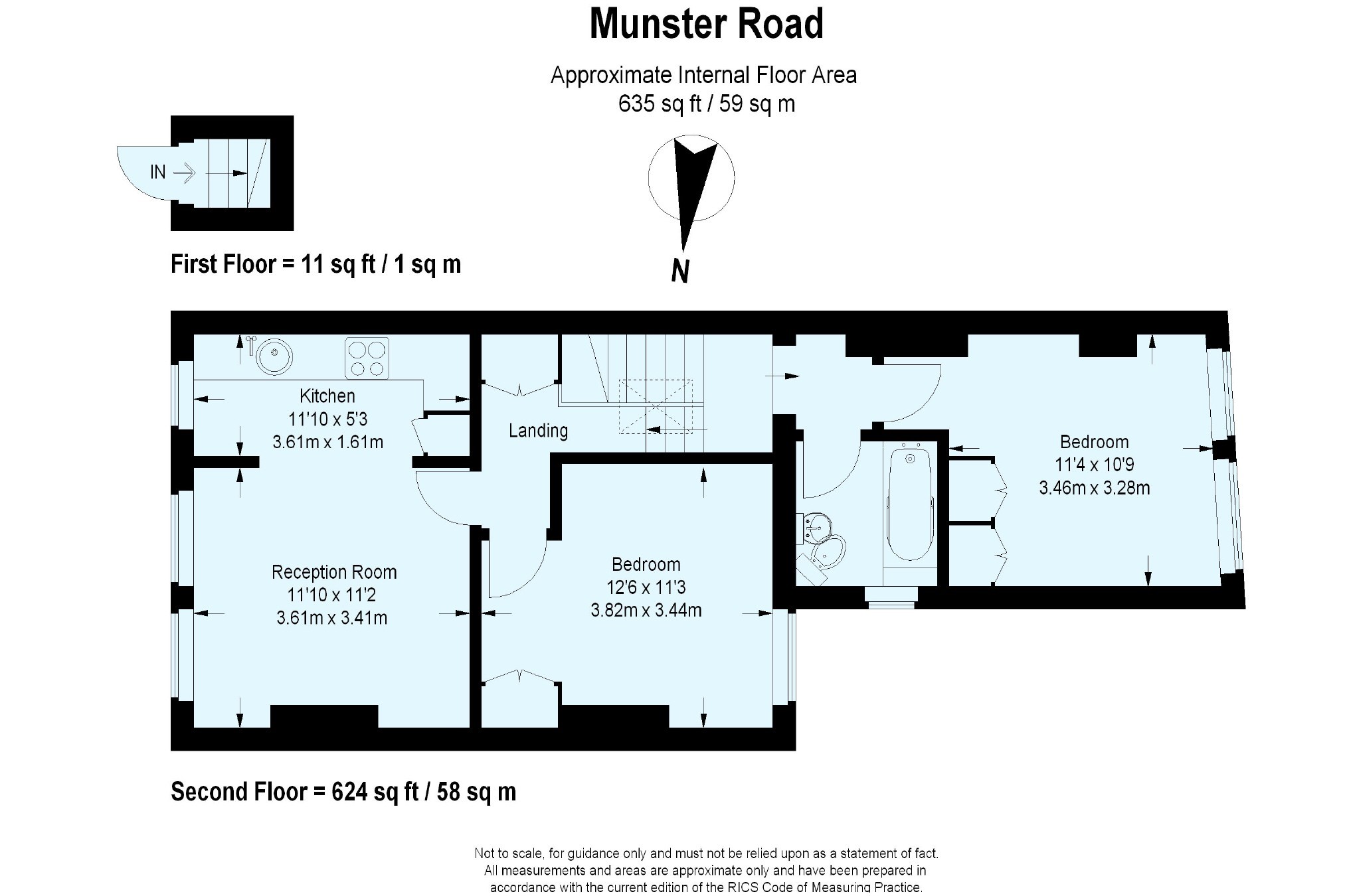 Munster Road, London floorplan
