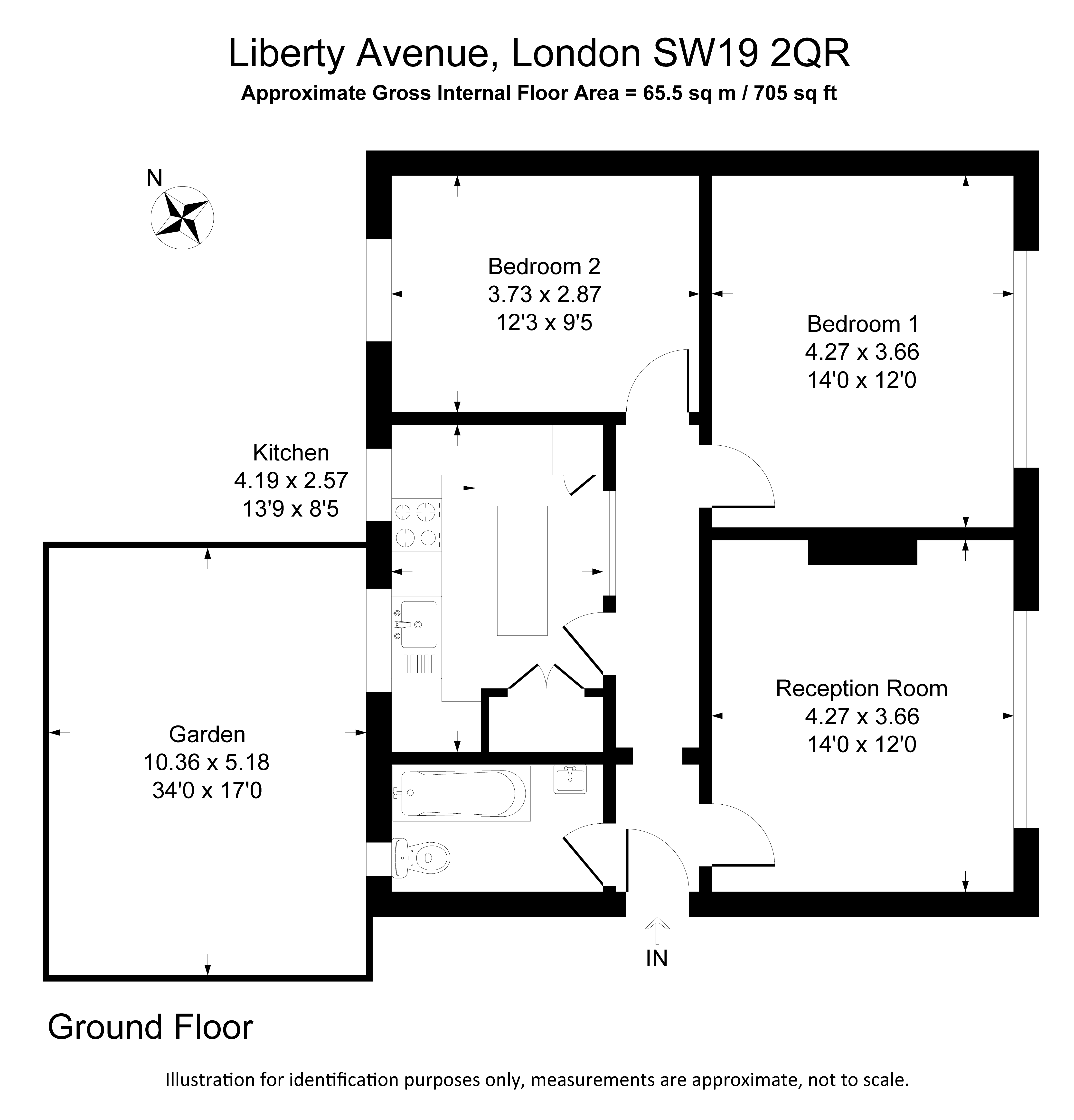 18,, Liberty Avenue, London floorplan