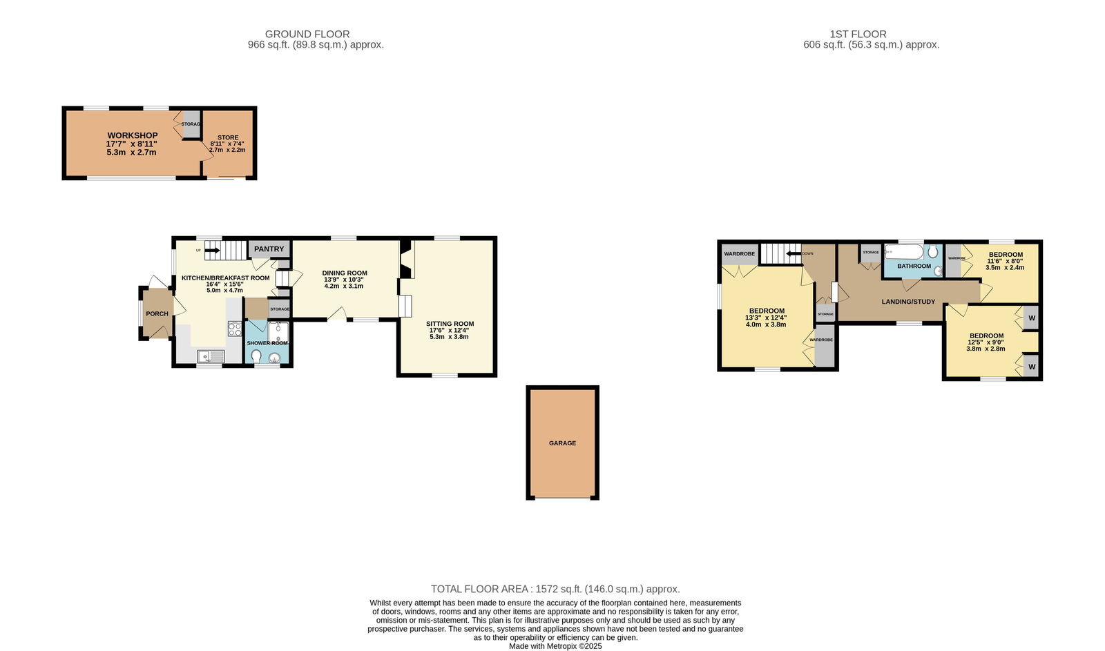 Conifers, Worcester floorplan