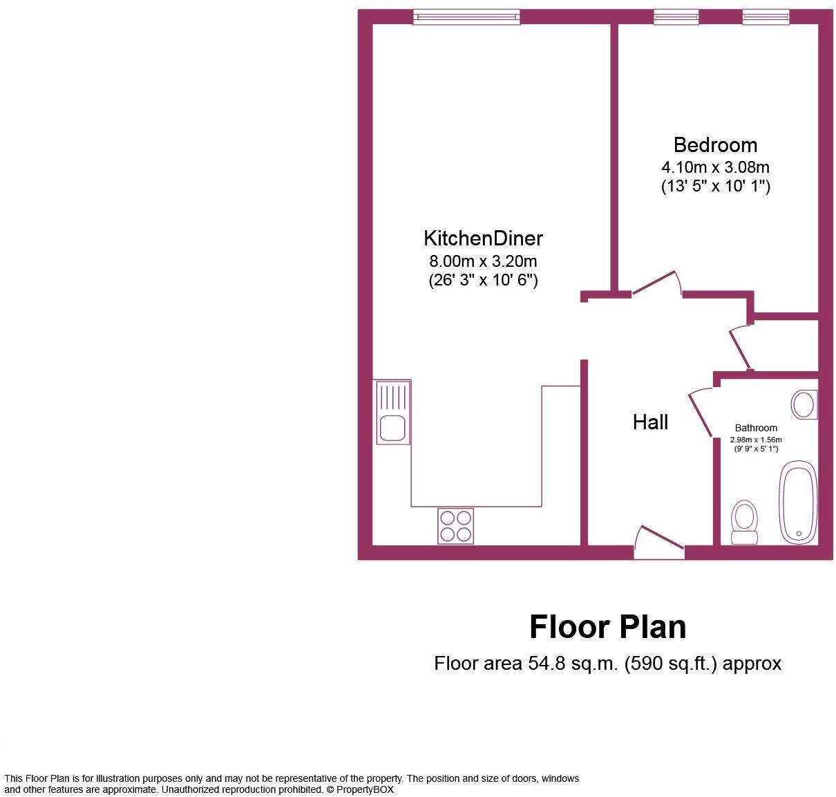 7 Mirabel Street, Manchester floorplan