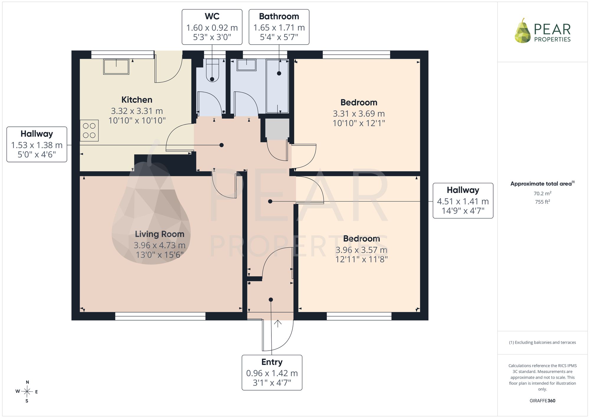 1 Wayside Avenue, Worthing floorplan