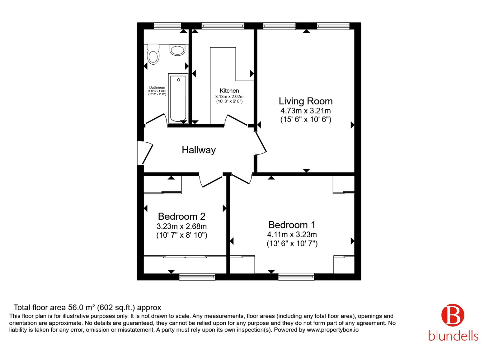 10, Wessex Gardens, Sheffield floorplan