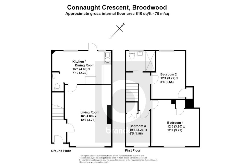 22, Connaught Crescent, Woking floorplan